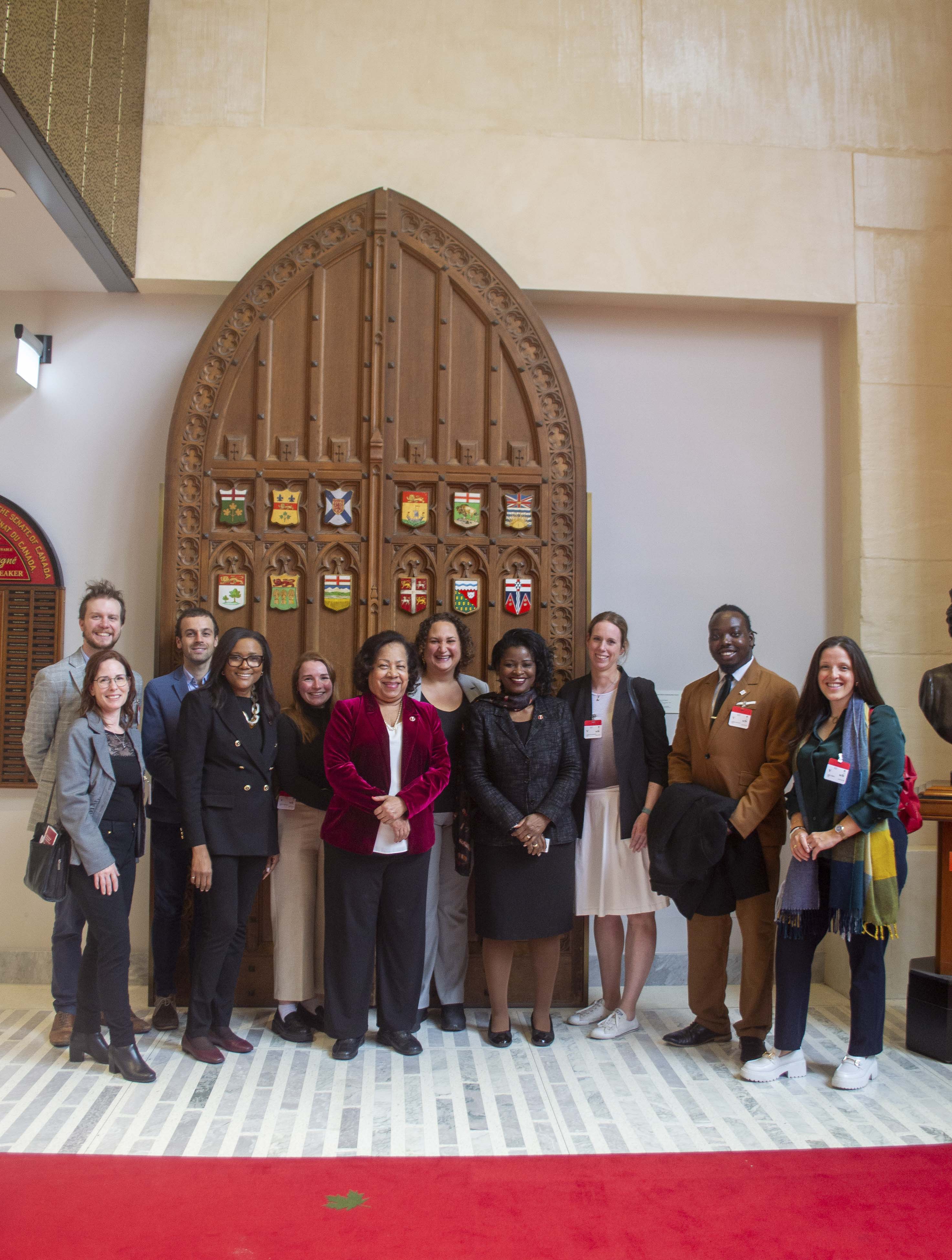 Wednesday, October 23, 2024 – Senators Marie-Françoise Mégie, Suze Youance, and Amina Gerba; meeting with Mouvement des Accélérateurs d’Innovation du Québec (MAIN); Senate of Canada Building, Ottawa, Ontario.