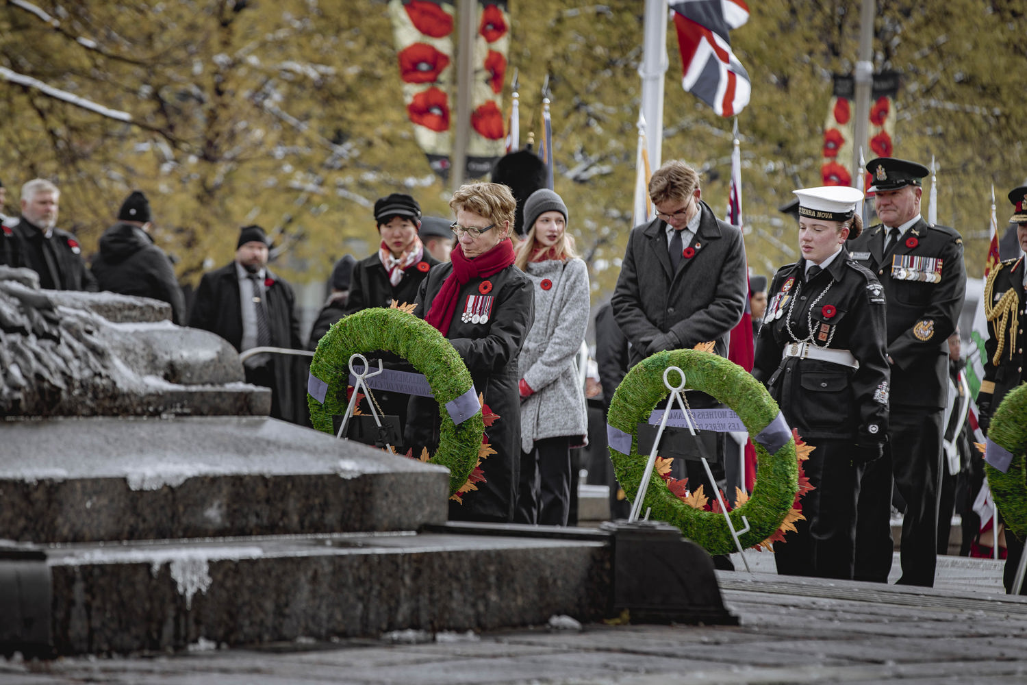 Tuesday, November 11, 2025 – The Honourable Raymonde Gagné, Speaker of the Senate; National Remembrance Day Ceremony; Canada’s National War Memorial, Ottawa, Ontario.