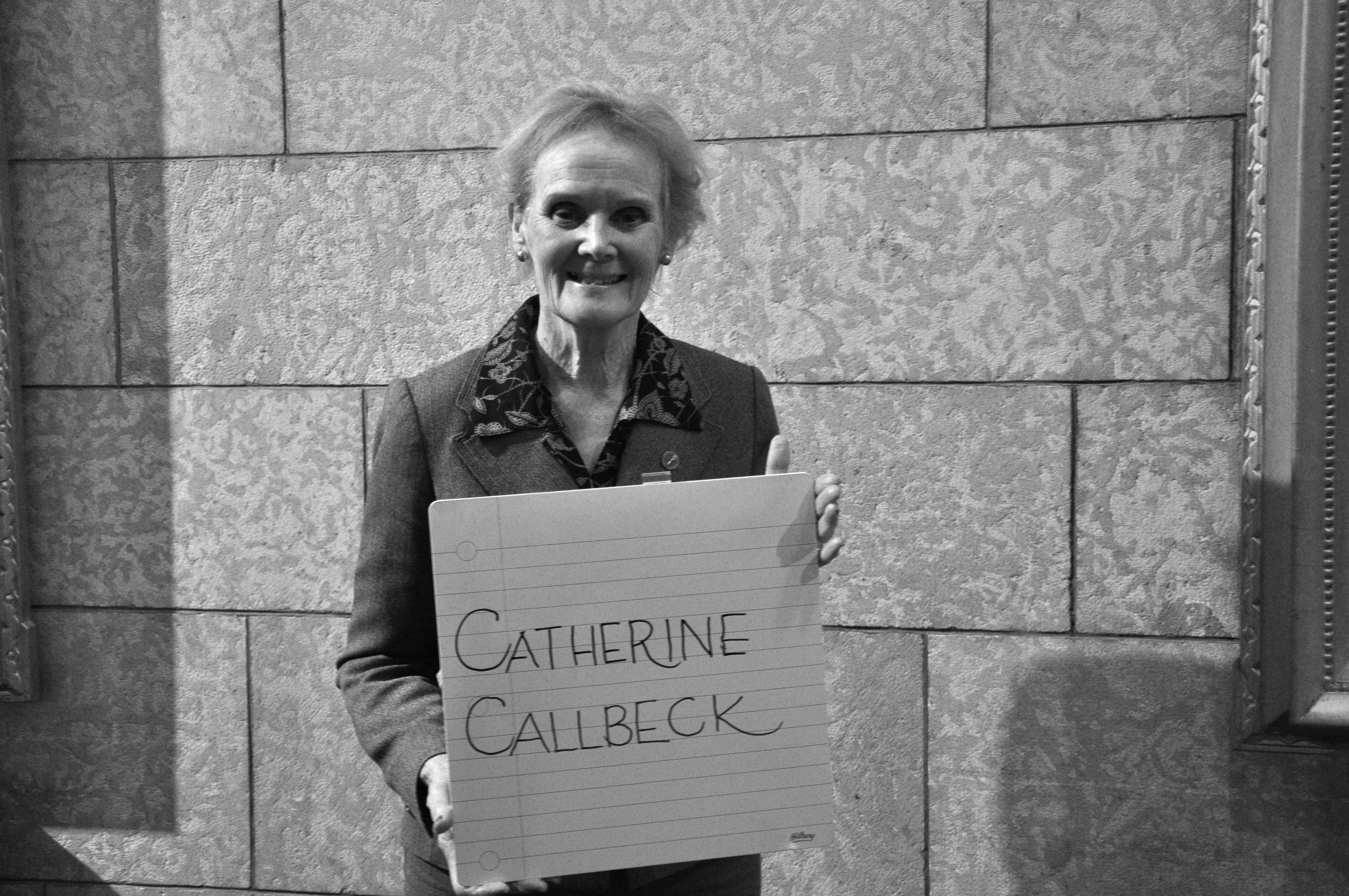 Senator Elizabeth Hubley is inspired by Catherine Callbeck.