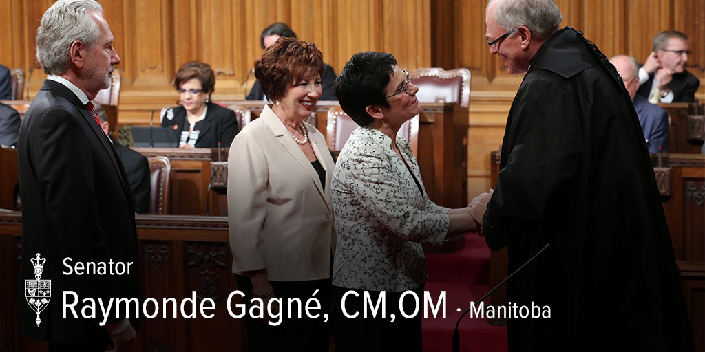 Photo of twitter tile for Senator Gagné