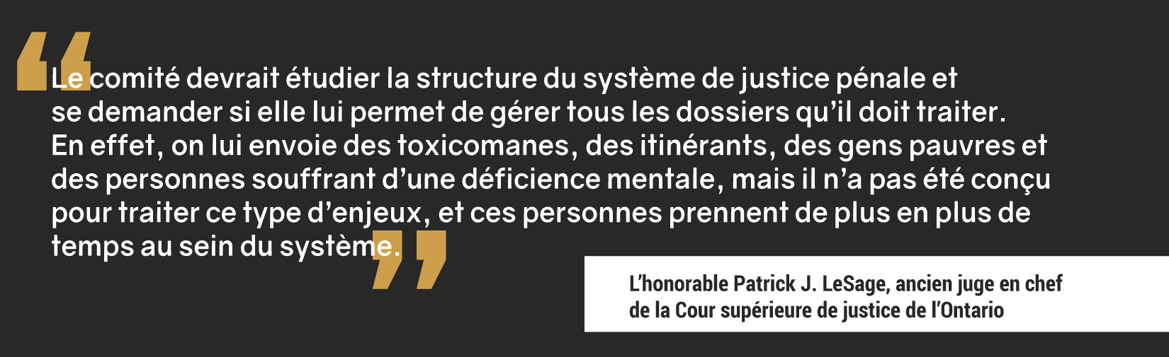 Citation de Patrick J. Lesage