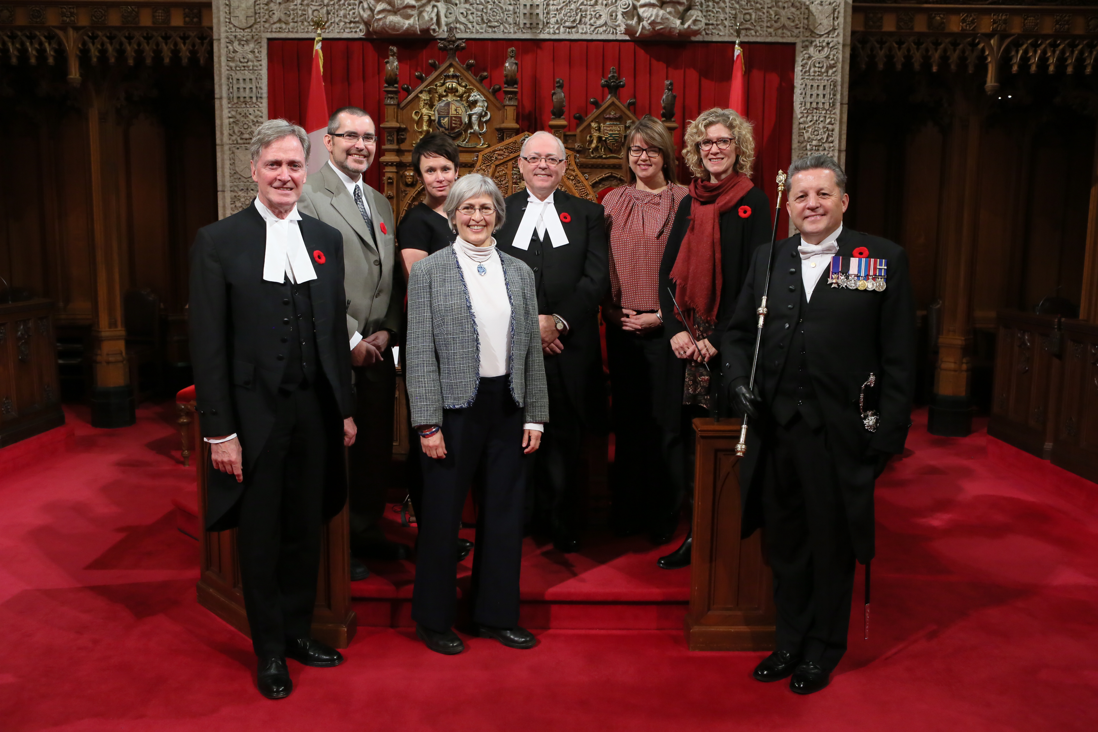 Photo: Speaker Furey with teachers from Newfoundland and Labrador, his home province.