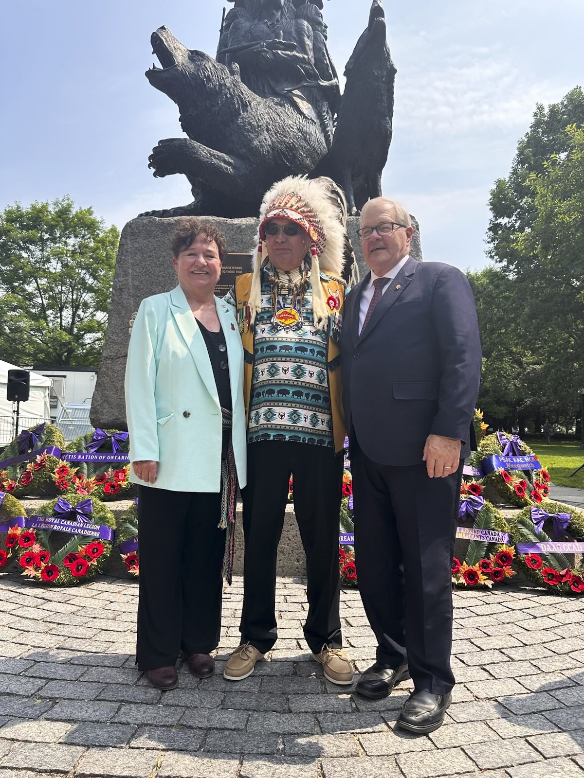 Wednesday, June 21, 2023 – Senator Yvonne Boyer; Annual Ceremony of Remembrance for Indigenous Veterans on National Indigenous Peoples Day; Confederation Park, Ottawa, Ontario