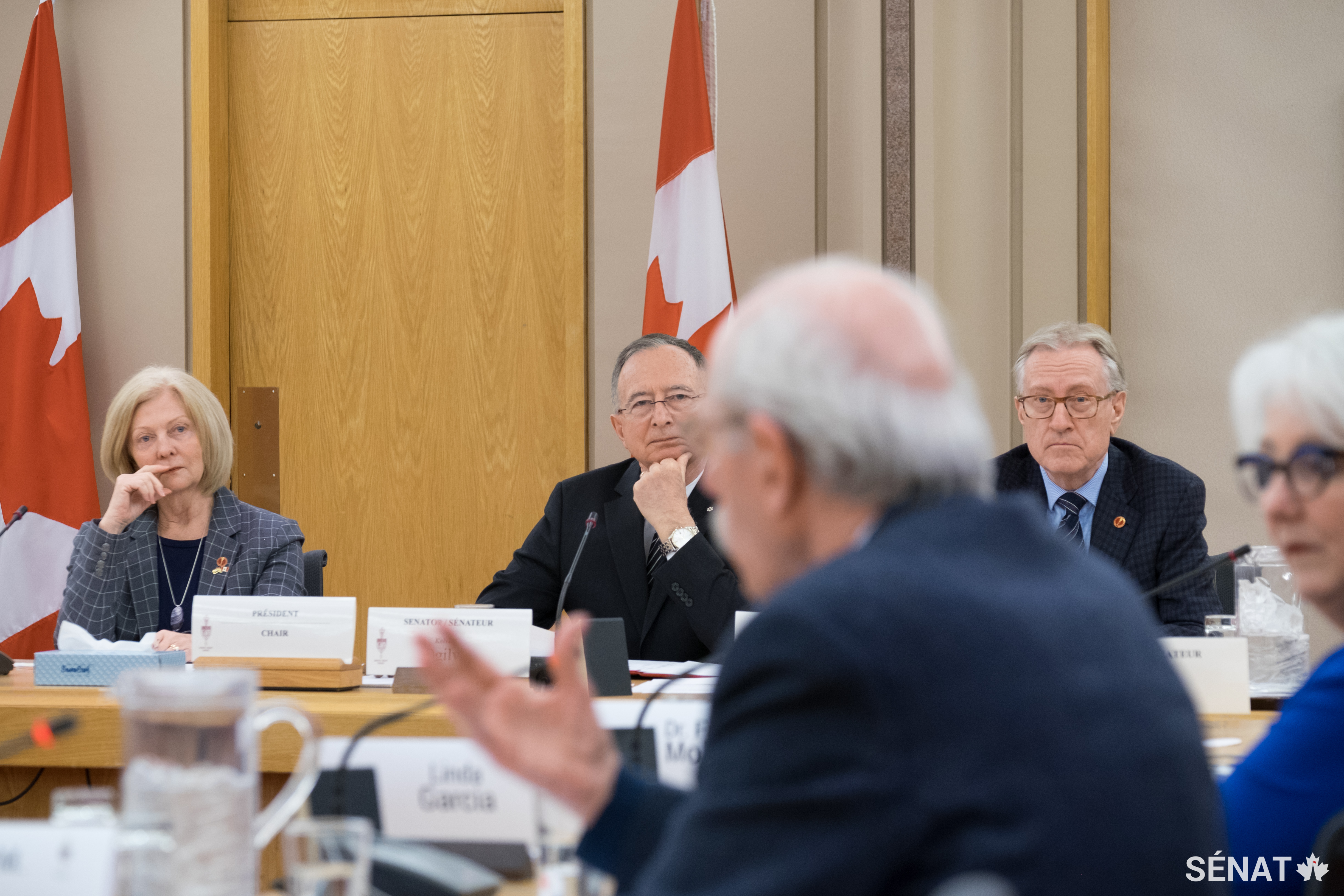 Le Dr Hakim lors de sa présentation durant le forum de discussion.