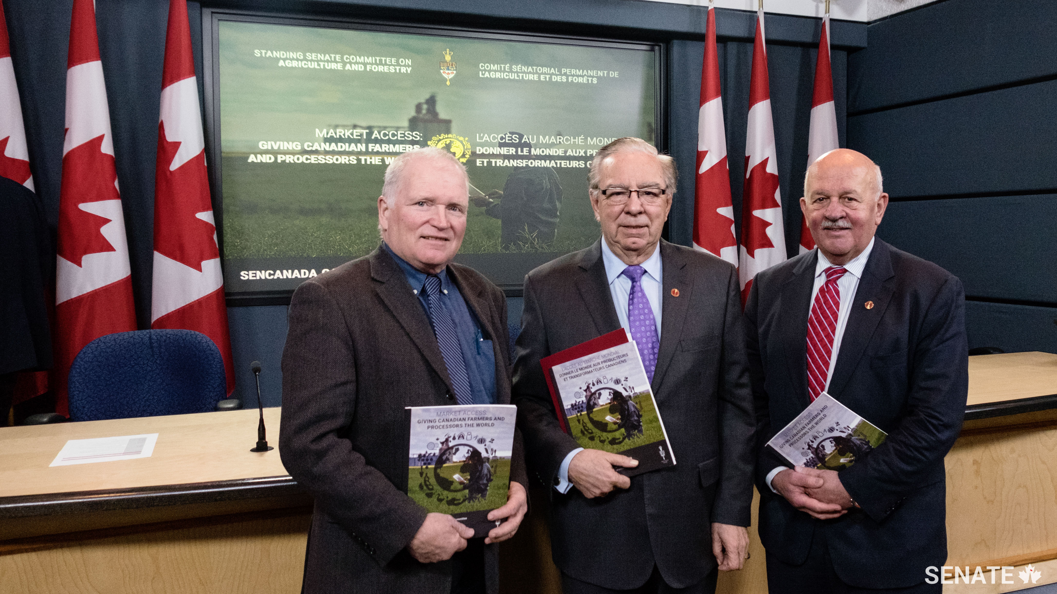 The report, <em>Market Access: Giving Canadian Farmers and Processors the World,</em> outlines ways to ensure Canadian products get to shelves around the world.