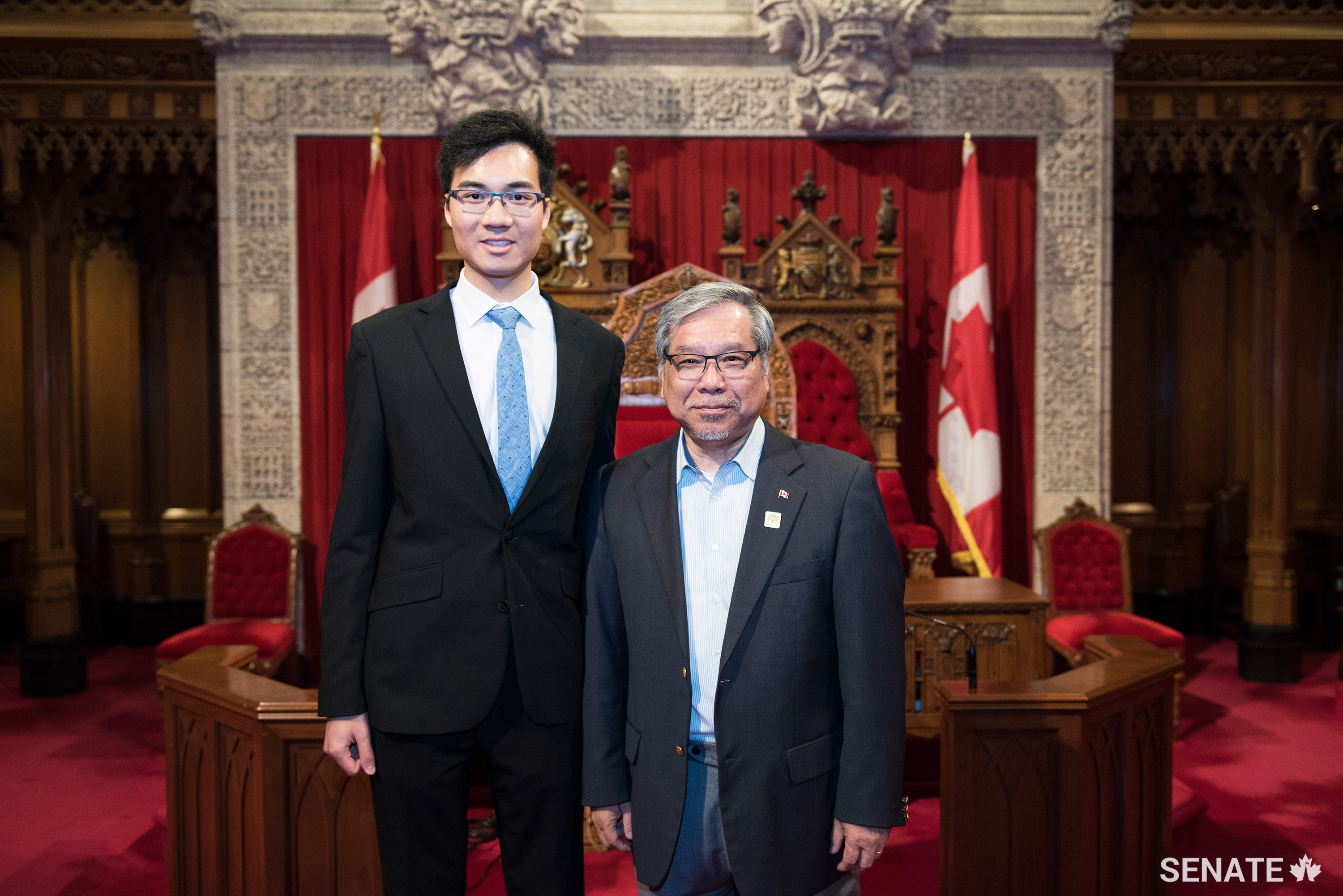 Senator Ngo and Nathan Ly from Toronto.