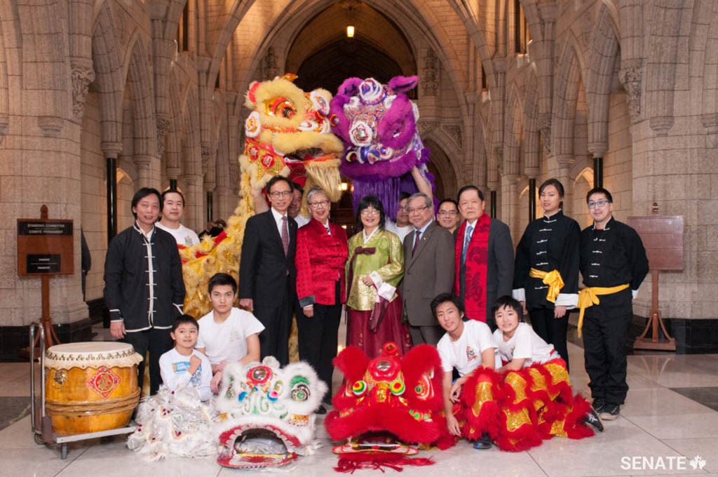 Senator Ngo with friends and colleagues at Lunar New Year on The Hill; Year of The Rooster (2017)