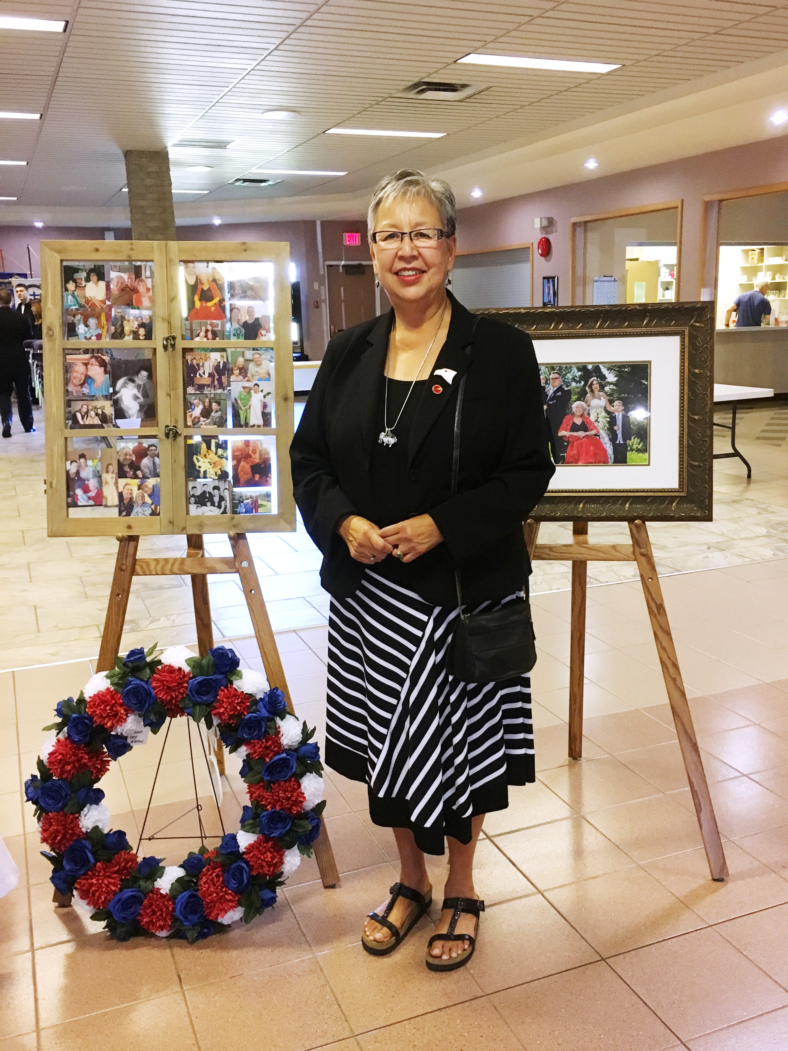 Wednesday, September 27 — <a href='https://sencanada.ca/en/senators/dyck-lillian-eva/'>Senator Lillian Eva Dyck</a> attended the funeral of the Honourable Senator Thelma Chalifoux in St. Albert, Alberta. Chalifoux was appointed to the Senate in 1997, becoming the first Métis woman to join the upper chamber.