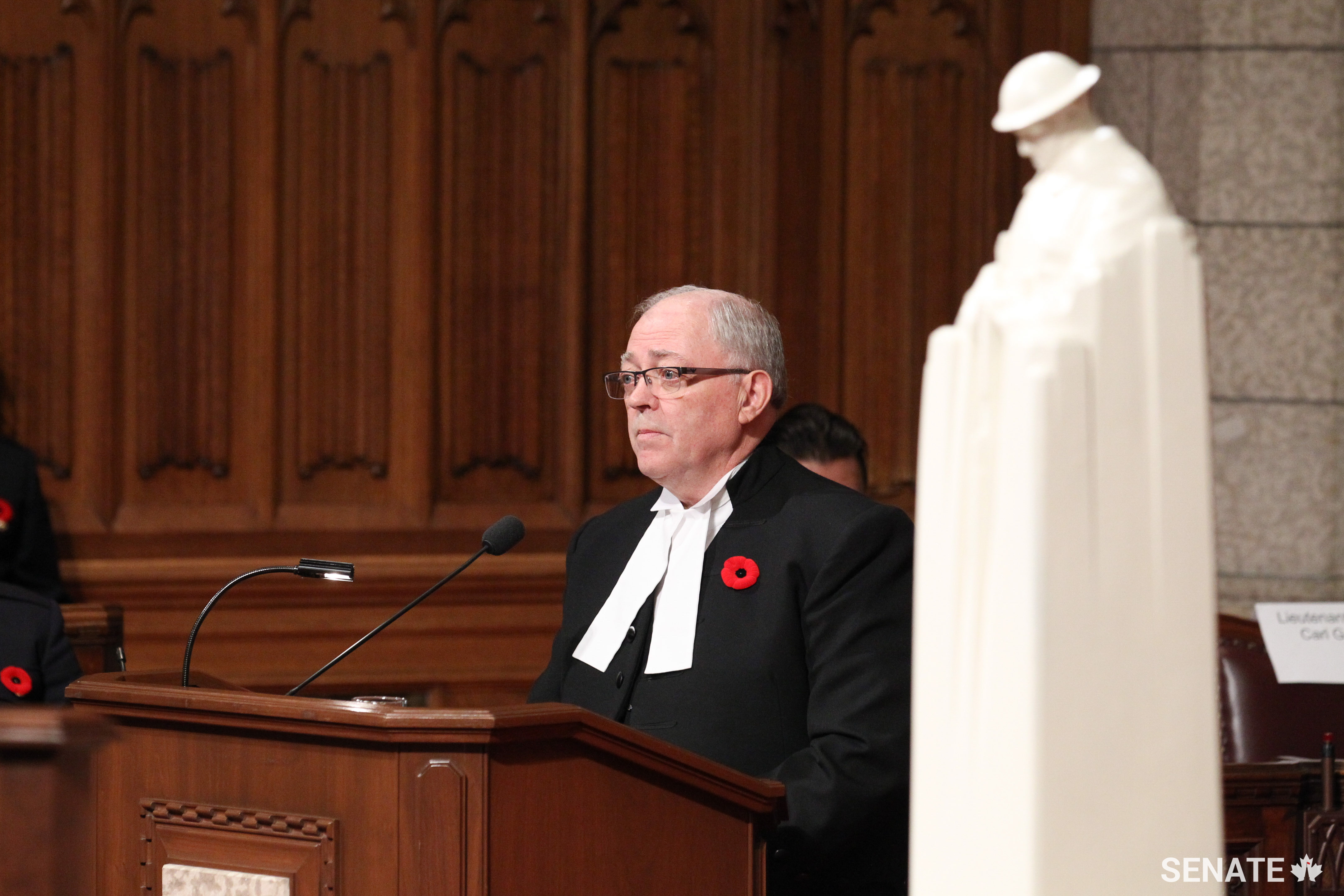 Speaker Furey noted how 2017 was a major milestone in the commemoration of Canadian courage. This year marks the 100th anniversary of the battles of Vimy Ridge and Passchendaele, as well as the 75th anniversary of the Dieppe Raid. “These pivotal moments, of enormous devastation, of extraordinary devotion and of boundless courage will – and always must – be shared,” says Speaker Furey.