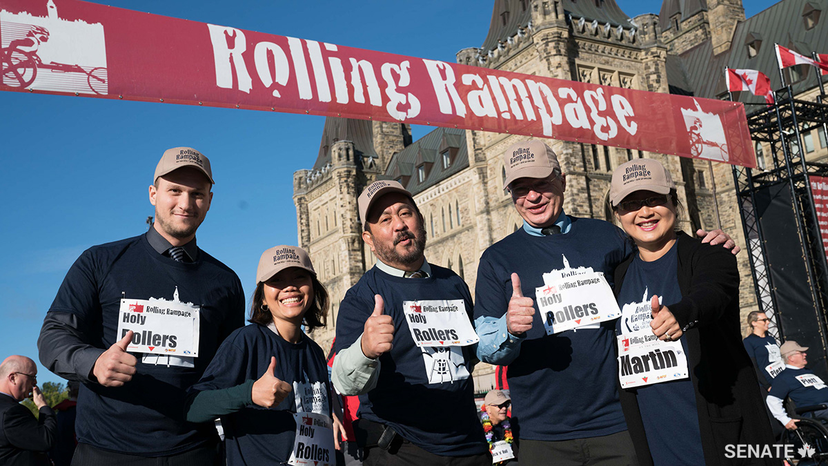 Rolling Rampage on Parliament Hill, October 2017.