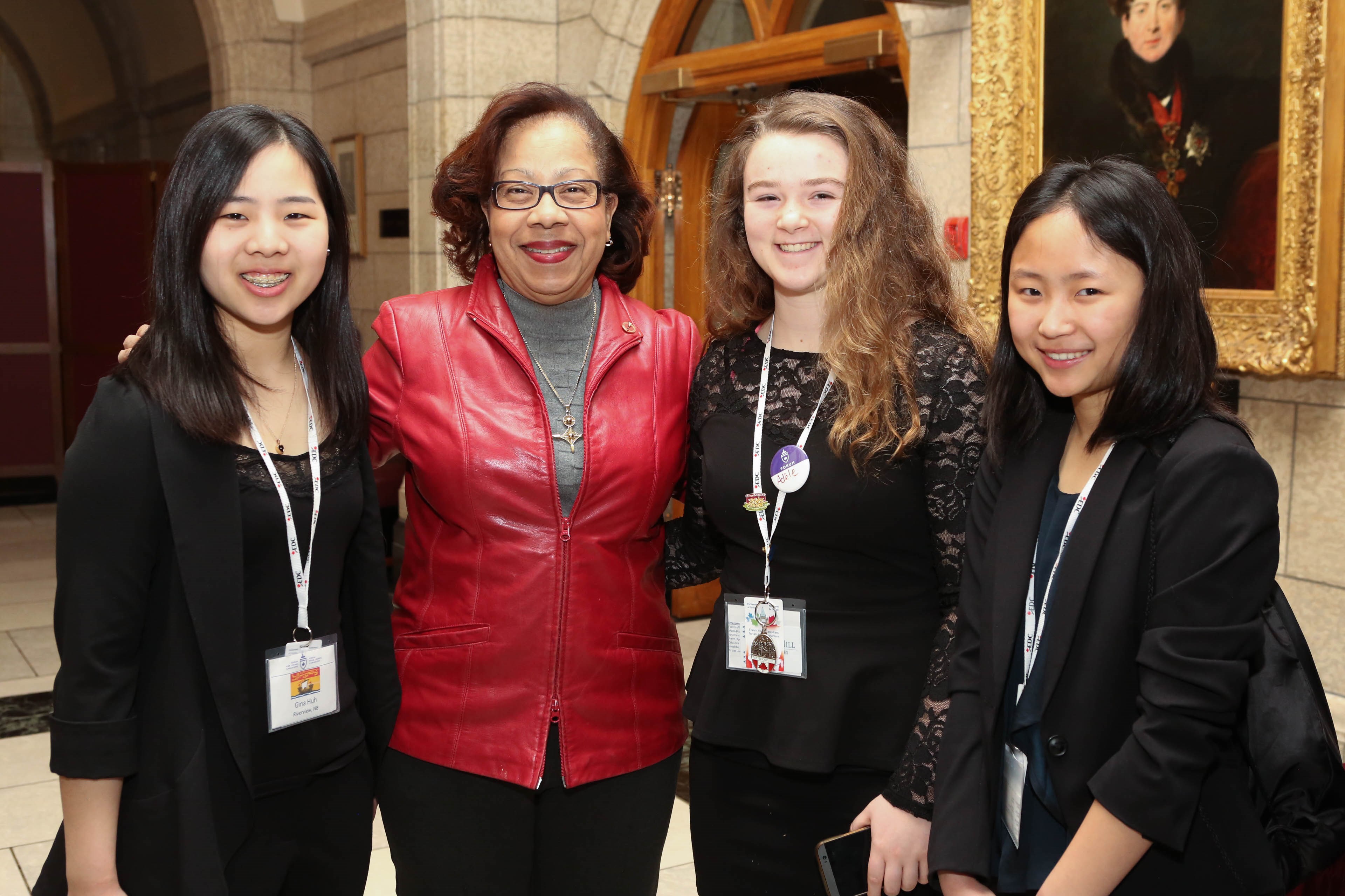 "Involved, engaged and proactive - Canada's youth stands as the best investment in the future of this country," says Senator Marie-Françoise Mégie.
