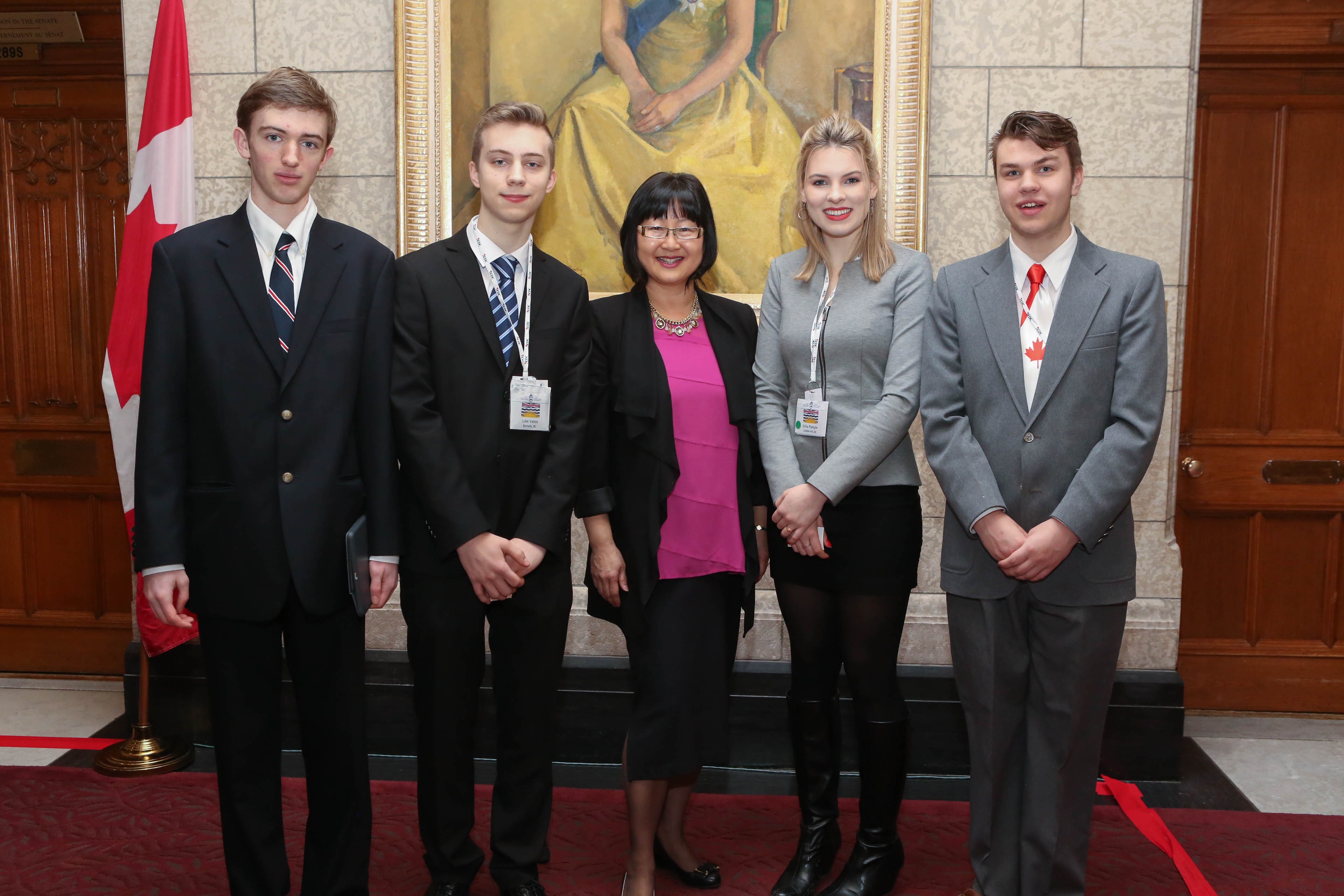 "They get to experience Parliament firsthand and are naturally transformed by their experiences," says Senator Yonah Martin. "As a former educator for 21 years, I look forward to meeting these students each and every year."