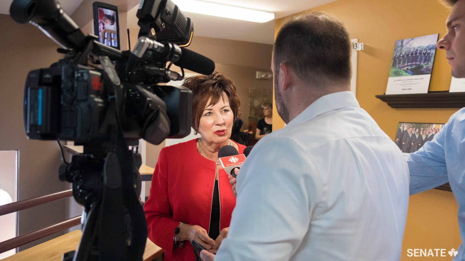 Senator Tardif is interviewed by Radio-Canada on how to bring the Official Languages Act into the 21st century.