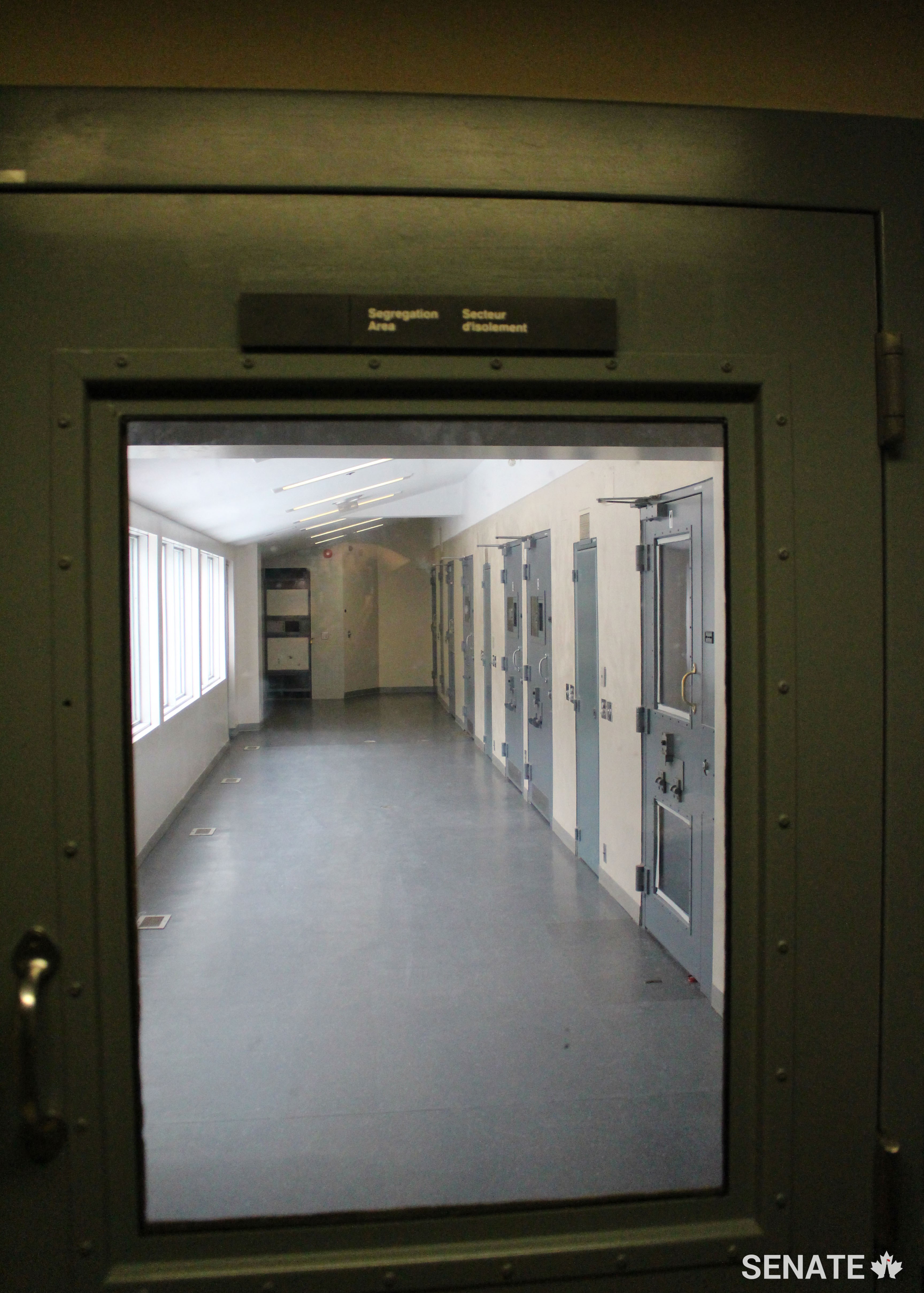 The segregation area at the Grand Valley women's prison where Ashley Smith died in 2007.