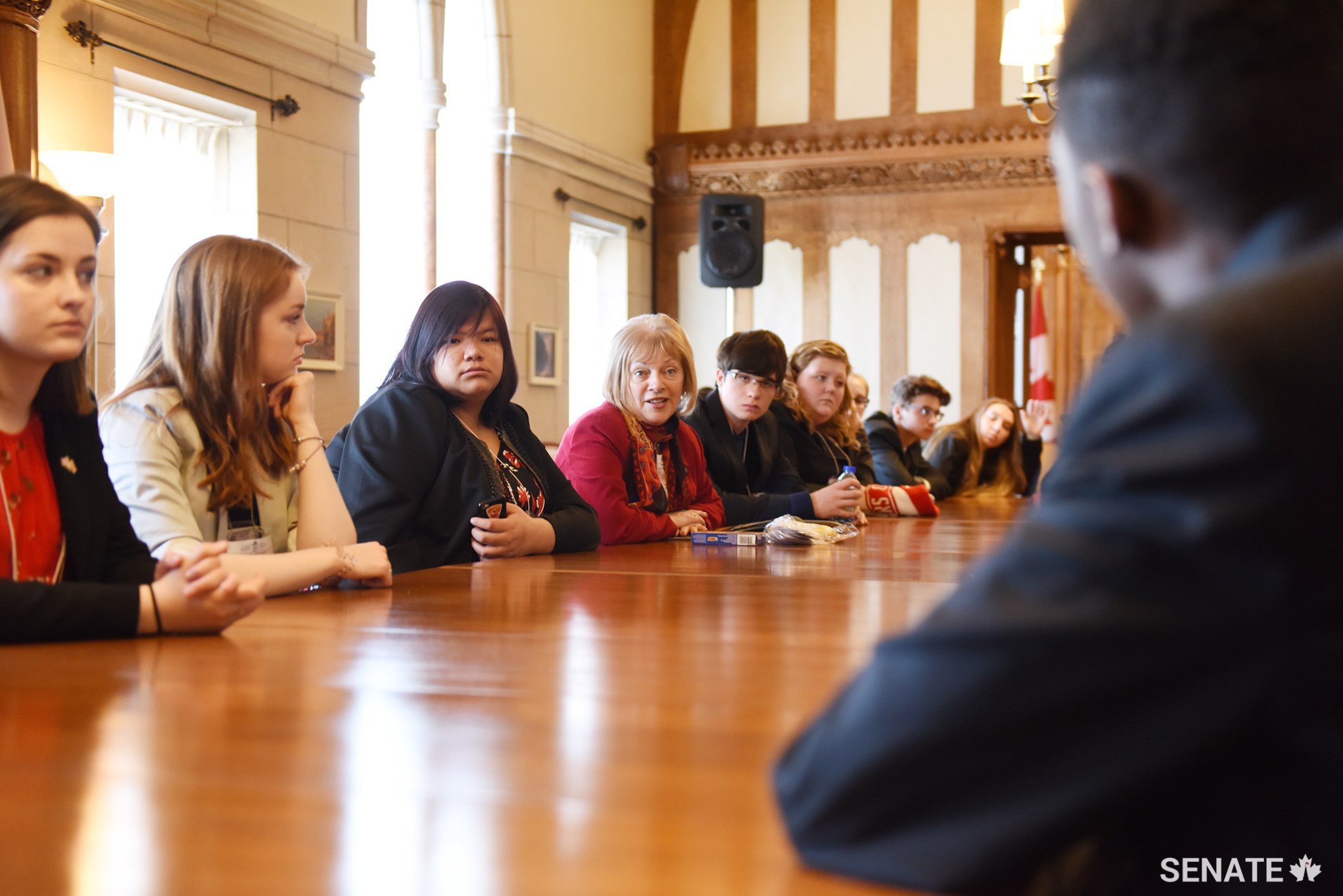 Senator Nancy J. Hartling has a conversation with Forum participants about the importance of mental health awareness and what Parliamentarians are doing to address the issue.