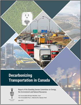 Photo of cover: Decarbonizing Transportation in Canada