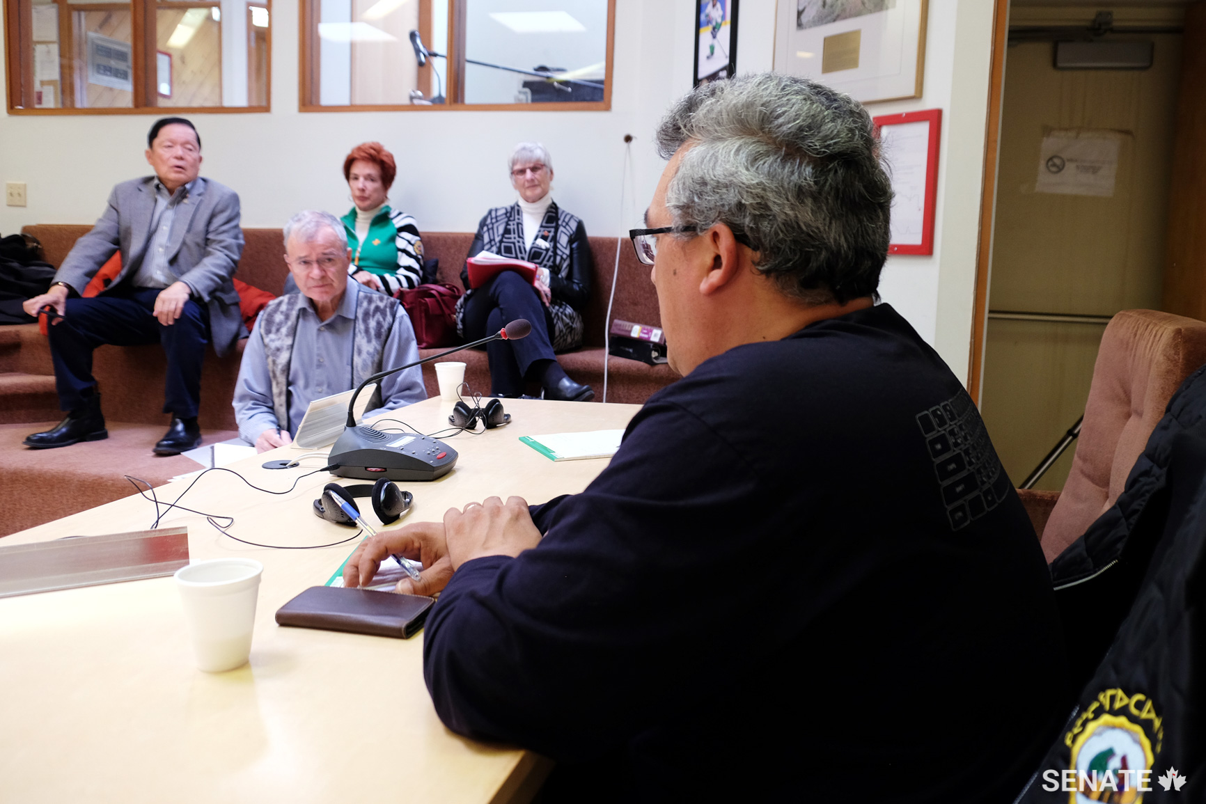 Nunavut MLA Simeon Mikkungwak tells senators there are not enough police officers to serve the hamlet of Baker Lake. He said eight RCMP officers are required to serve the community but there are currently only five officers to respond to incidents such as domestic violence and substance abuse. Baker Lake councillor Frank Tootoo also told the committee that internet access is so poor in the hamlet that residents once went a week without connectivity.