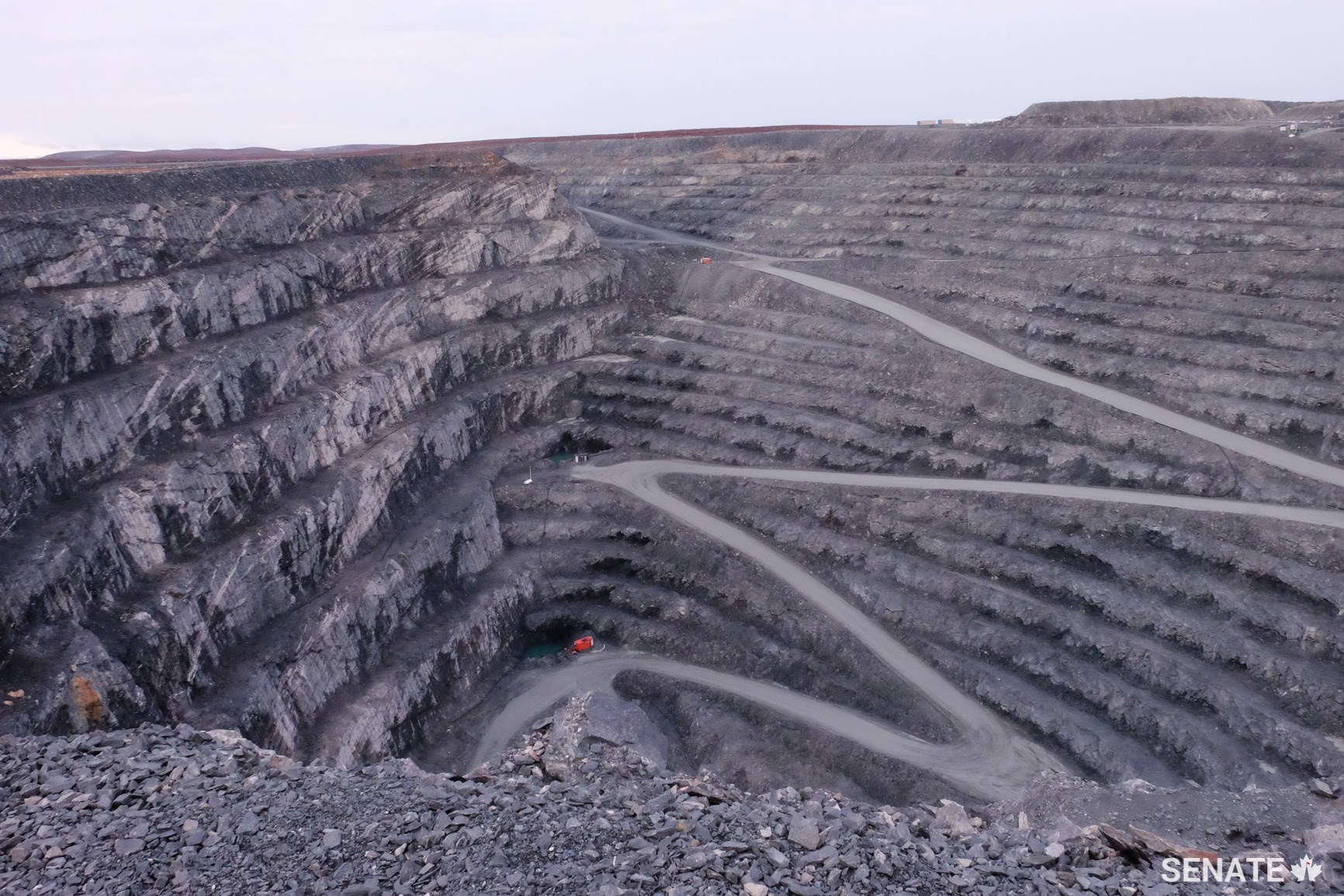 An overhead view of Meadowbank Mine. The mining sector is expected to grow in Nunavut, with five mines slated to be operational in the territory by 2021.
