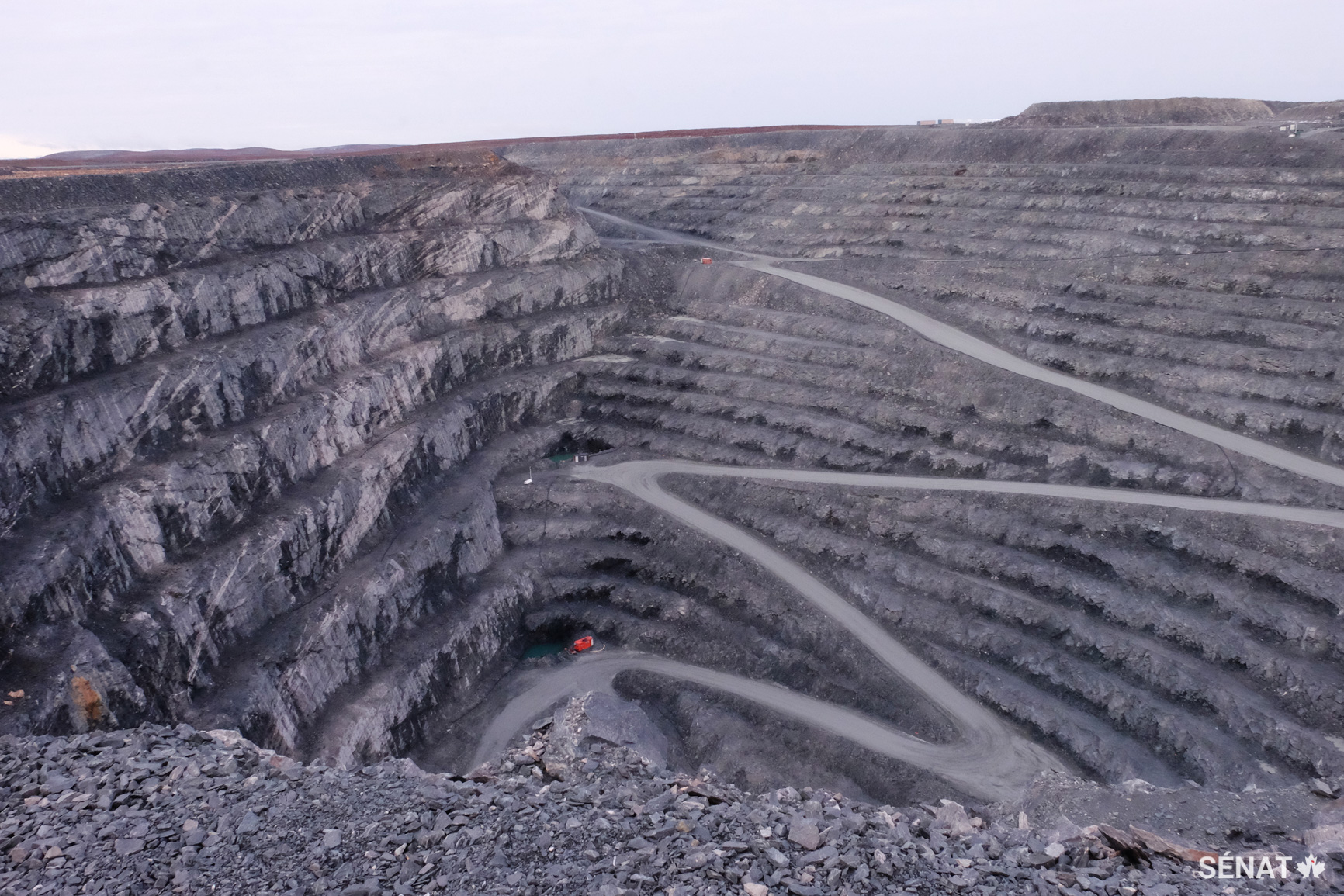 Un aperçu de la mine Meadowbank. Cinq mines devraient être opérationnelles au Nunavut d’ici 2021, ce qui annonce une expansion du secteur minier dans le territoire.