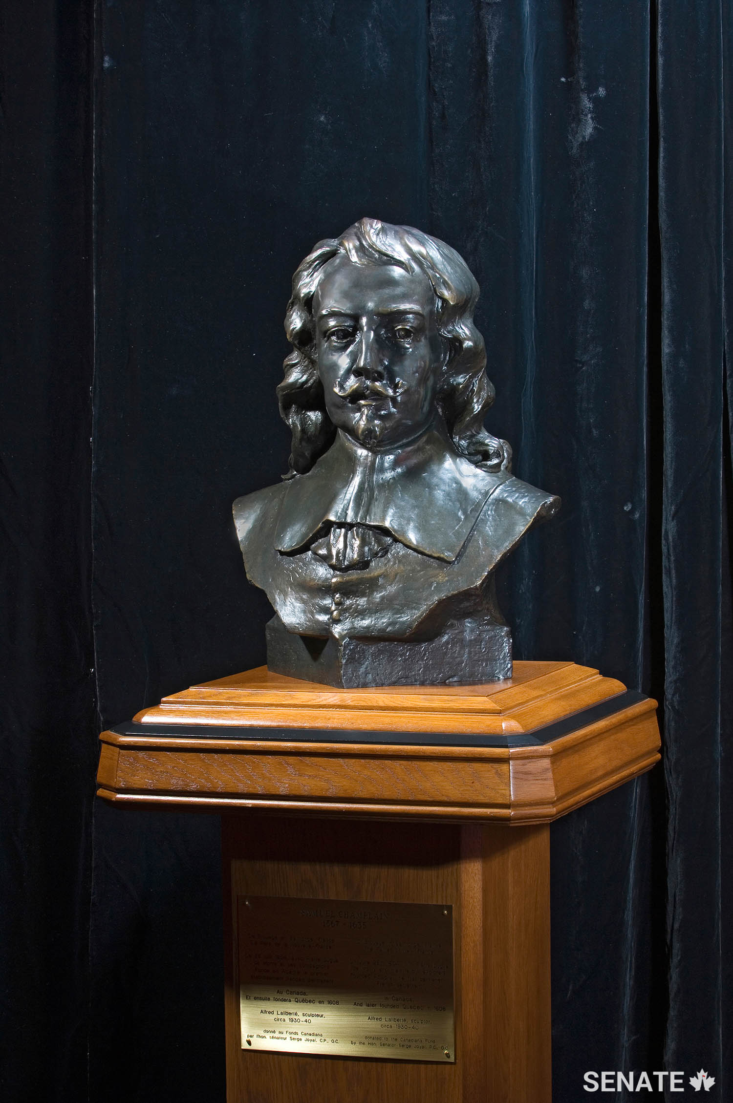 Samuel de Champlain explored Canada’s East Coast, Great Lakes and St. Lawrence River, including its tributaries, between 1603 and his death in 1635. He established the first permanent colonies in Canada and opened up France’s fur trade with local Indigenous trappers.