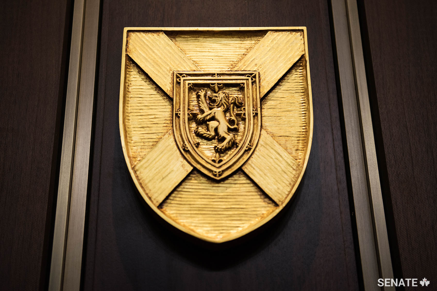 Nova Scotia’s coat of arms, granted in 1625, is Canada’s oldest. The shield features the Cross of St. Andrew and, at its centre, the shield of the Royal Arms of Scotland.