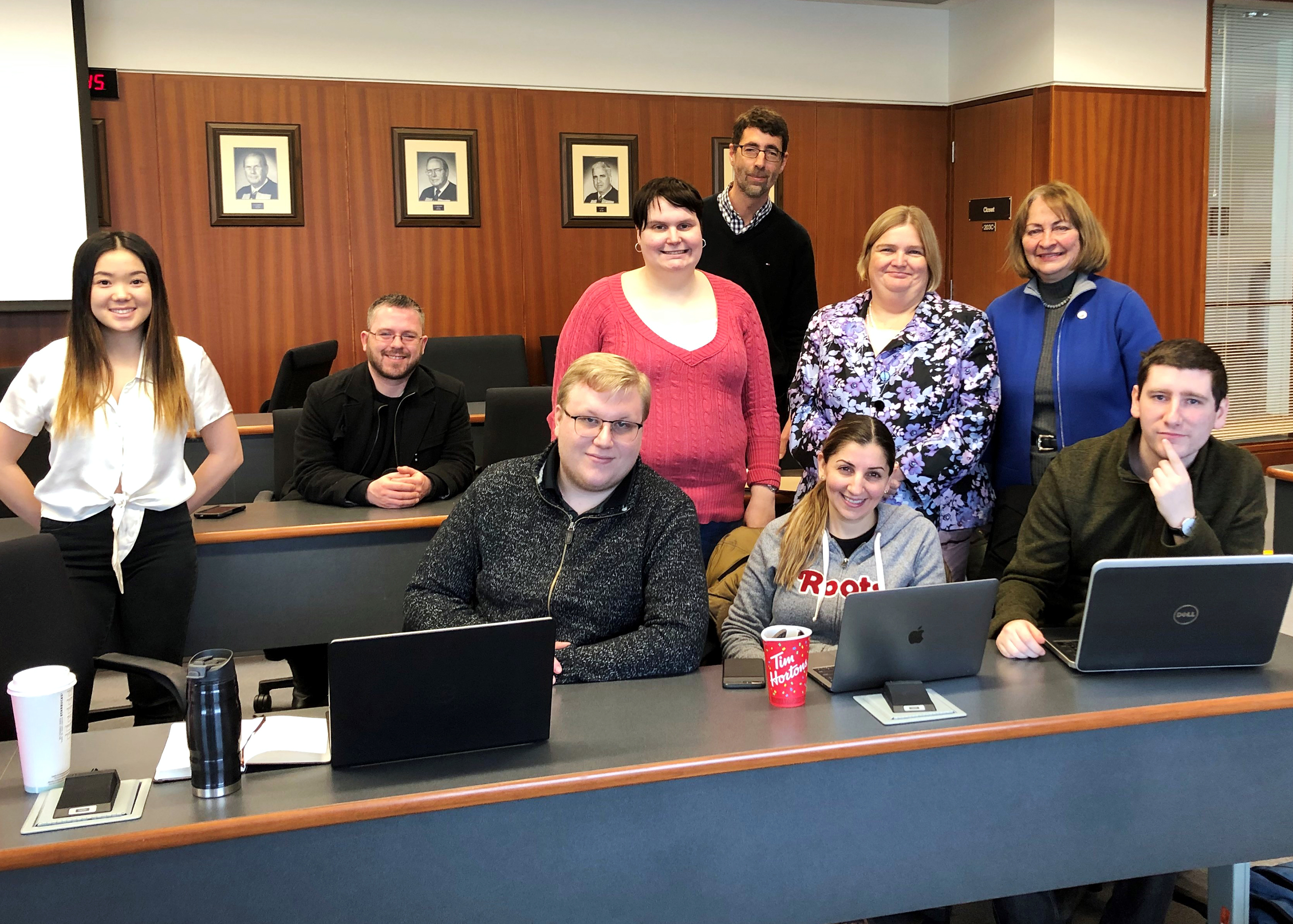 Tuesday, February 12 – Senator Donna Dasko gives a talk during a seminar on Canadian public policy at the University of Windsor. The students who made it through the morning’s ice storm for this SENgage event enjoyed an in-depth discussion on the senator’s topic: The new Senate and its role in Parliament and policy-making.