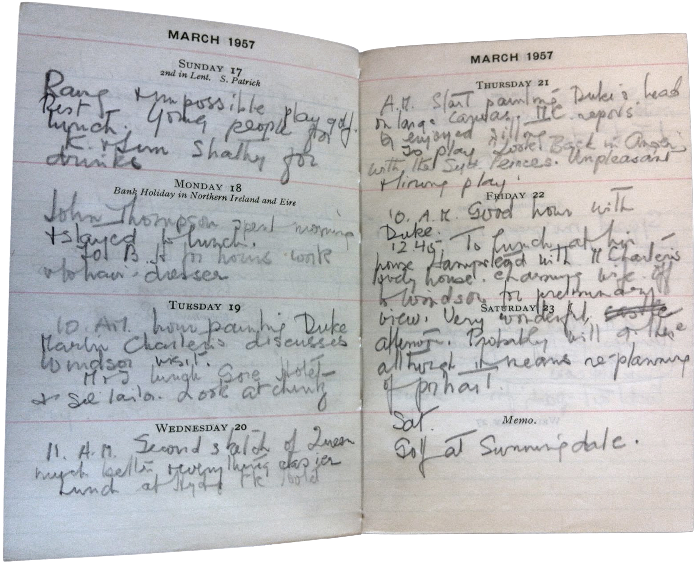 TL’artiste décrit sa deuxième séance avec la Reine comme « beaucoup mieux, tout est plus facile ». Au cours de deux autres séances, elle a peint un petit portrait du prince Philip, duc d’Édimbourg. (L’image est une gracieuseté du Musée des beaux-arts du Canada)