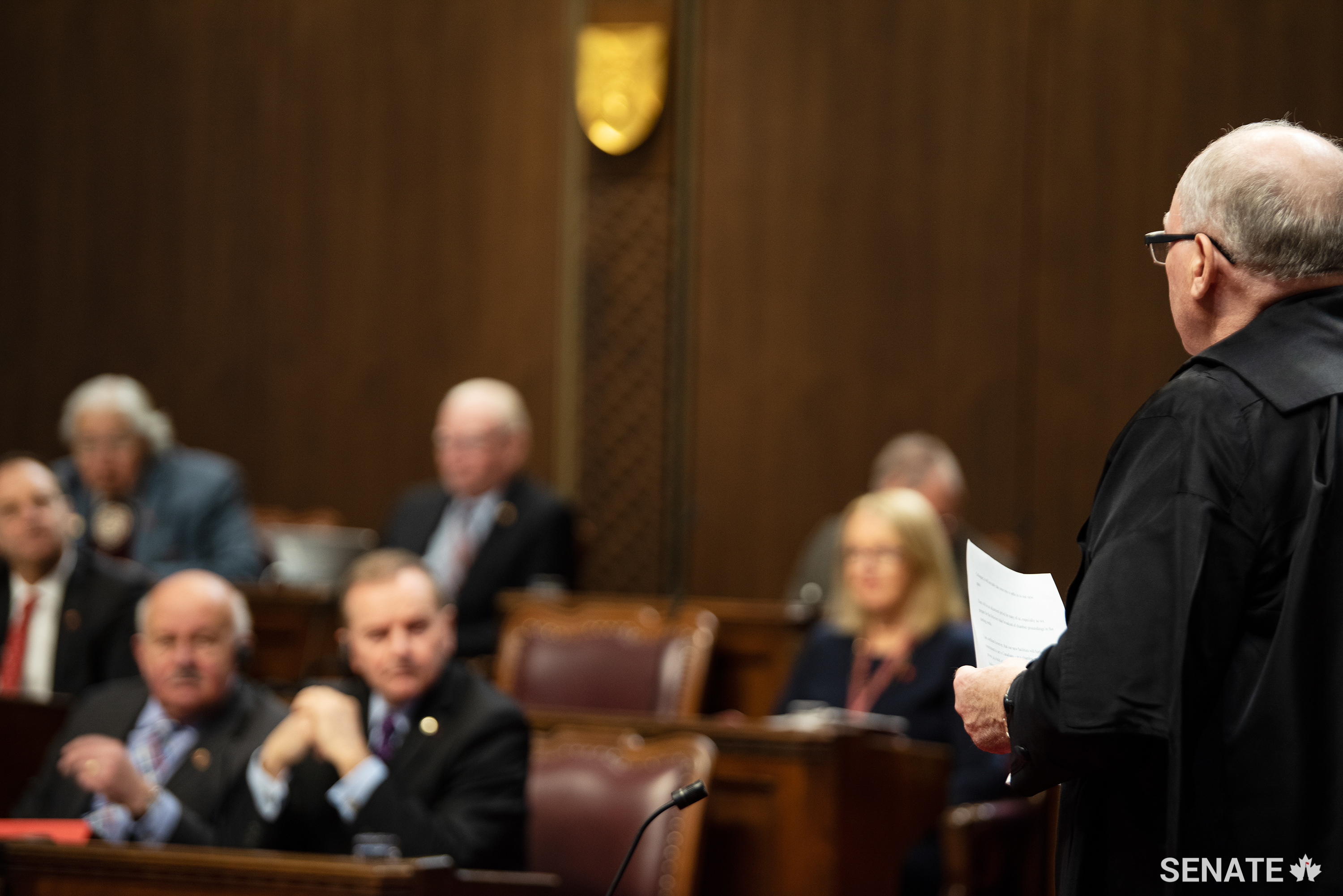 A quorum of 15 senators, including the Speaker, is required for the Senate to sit and conduct business.