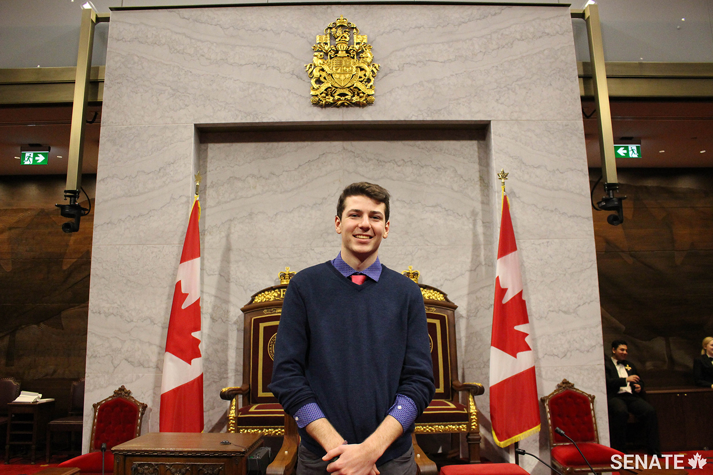 Carleton University public affairs student Davis Legree.