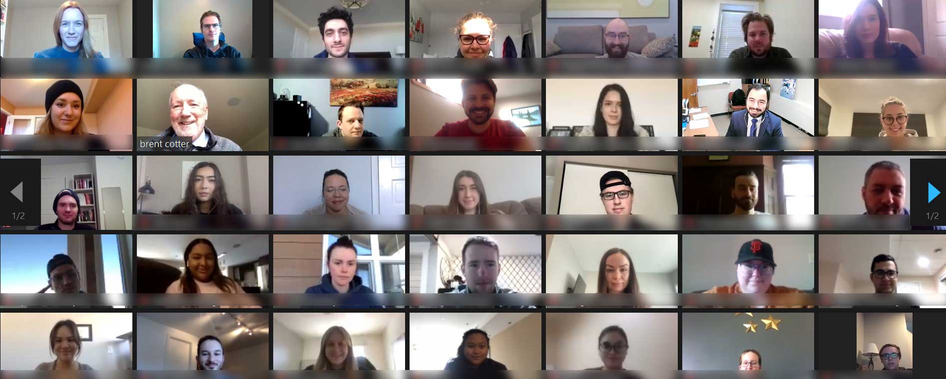 Friday, March 5, 2021 – Senator Brent Cotter meets virtually with law students at the University of Manitoba to discuss ethics and Senate.