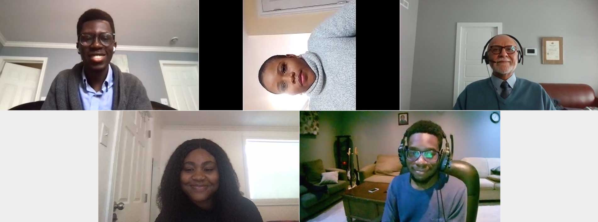 Tuesday, March 2, 2021 – Senator Mohamed-Iqbal Ravalia meets virtually with members of the Memorial University of Newfoundland’s Black Student Association to discuss Black History Month and the importance of representation in the Senate.