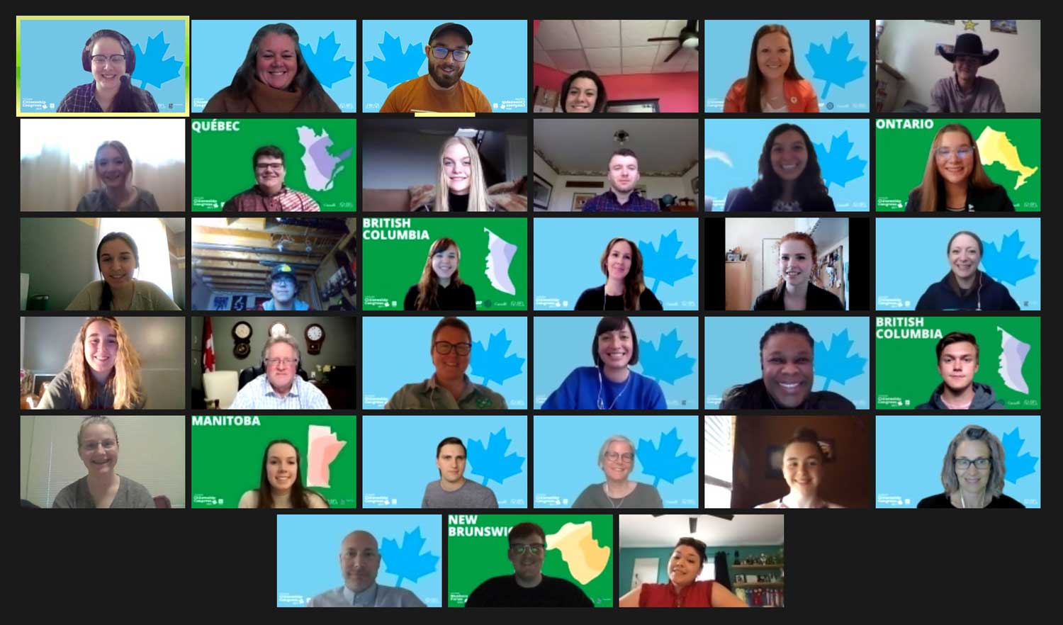 Senator Robert Black participates in 4-H Canada’s Citizenship Congress