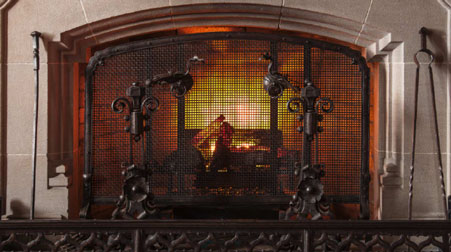 Fancy Wrought Iron Tools in the Speaker’s Office