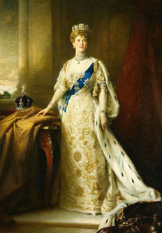 Portrait of King George V's Consort