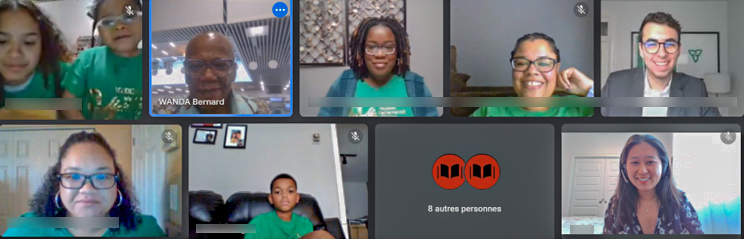 Monday, July 26, 2021 – Senator Wanda Elaine Thomas Bernard gives a presentation to youth participating in this year’s virtual Beechville Summer Scholar Program in Beechville, Nova Scotia. She discussed the importance of Emancipation Day and how participants can commemorate the occasion.