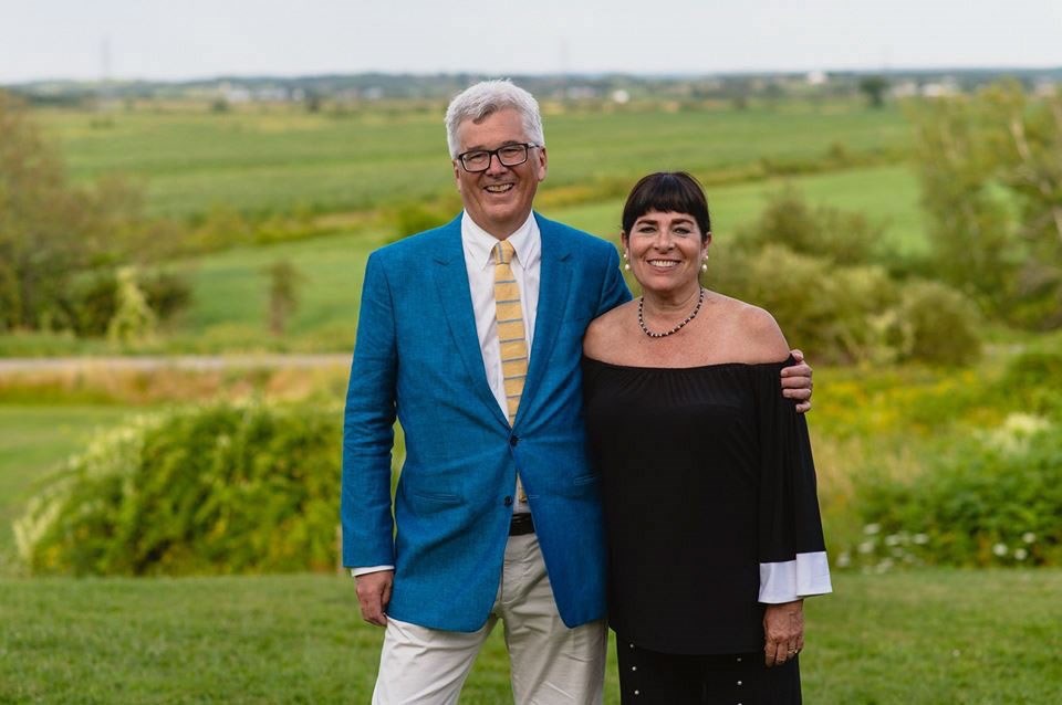 Senator Colin Deacon and his wife Jennifer pictured in Nova Scotia. The couple loves all the natural beauty the province has to offer.