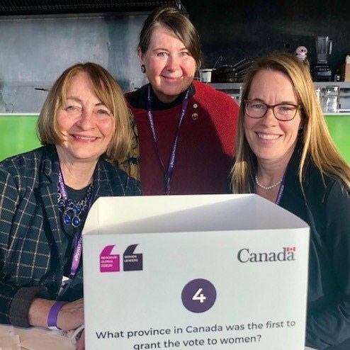 Tuesday, November 9, 2021 – Senators Donna Dasko and Marilou McPhedran participate in the Reykjavik Global Forum of Women Leaders with Jeannette Menzies (right), Canada’s ambassador to the Republic of Iceland.