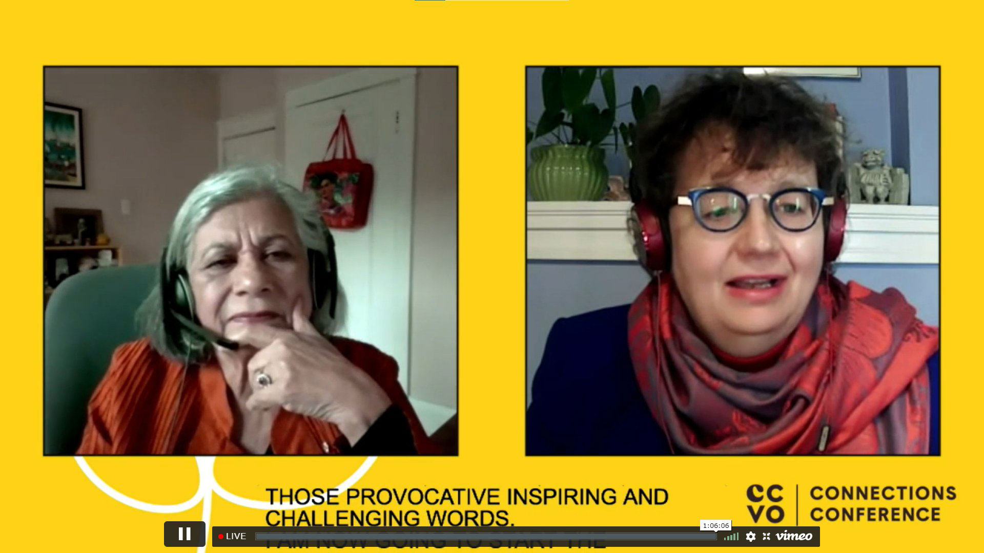 Tuesday, November 9, 2021 –Senator Ratna Omidvar attends the Calgary Chamber of Voluntary Organizations’ annual conference as keynote speaker. During a Q&A session moderated by Senator Paula Simons, Senator Omidvar discussed systemic racism within the laws governing charities, the need for greater diversity in governance and how to turn philanthropy into a force for justice.