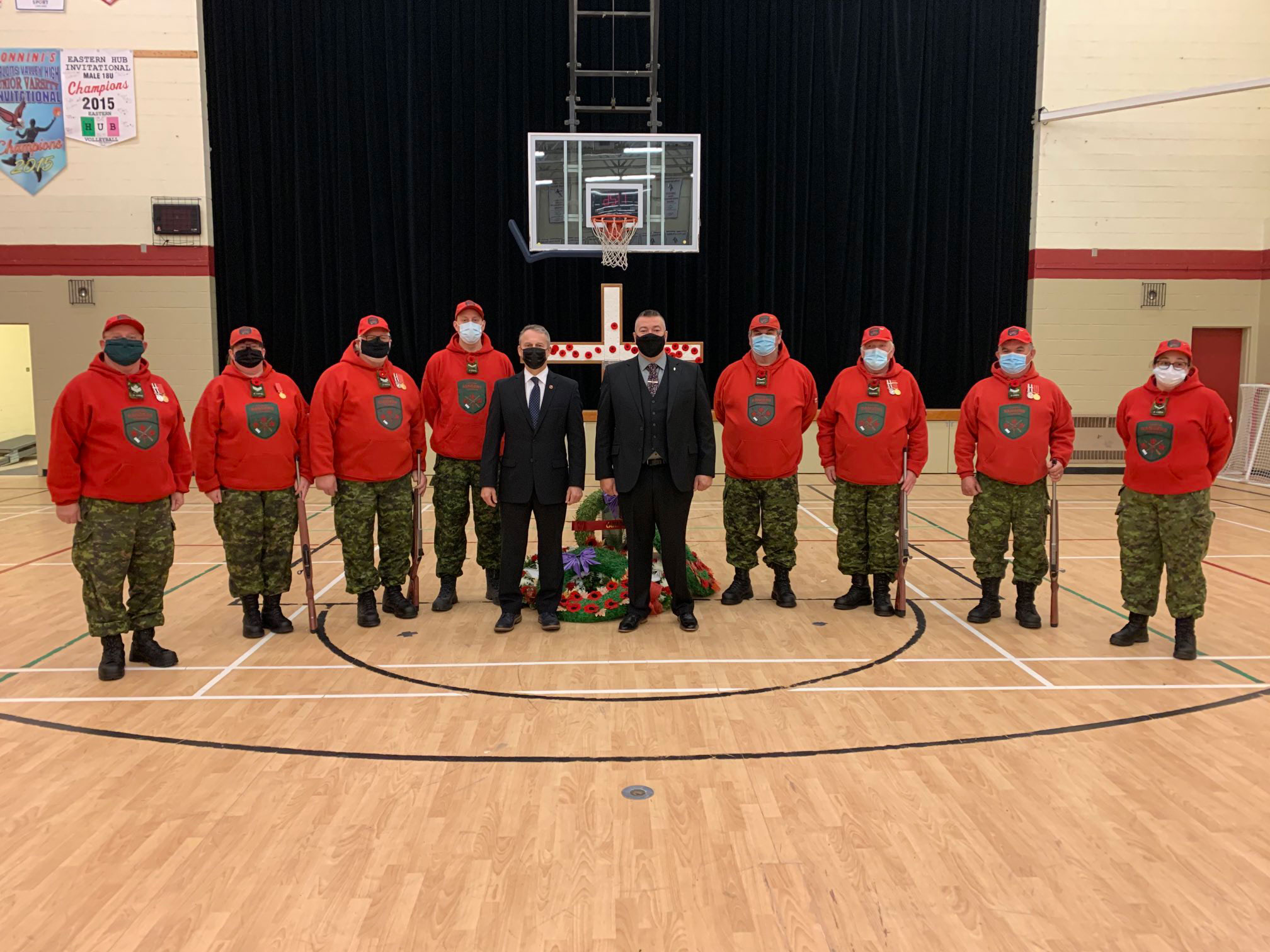 Thursday, November 11, 2021 – Senator David Wells lays a wreath in Clarenville, Newfoundland and Labrador on Remembrance Day to commemorate those who served and sacrificed.