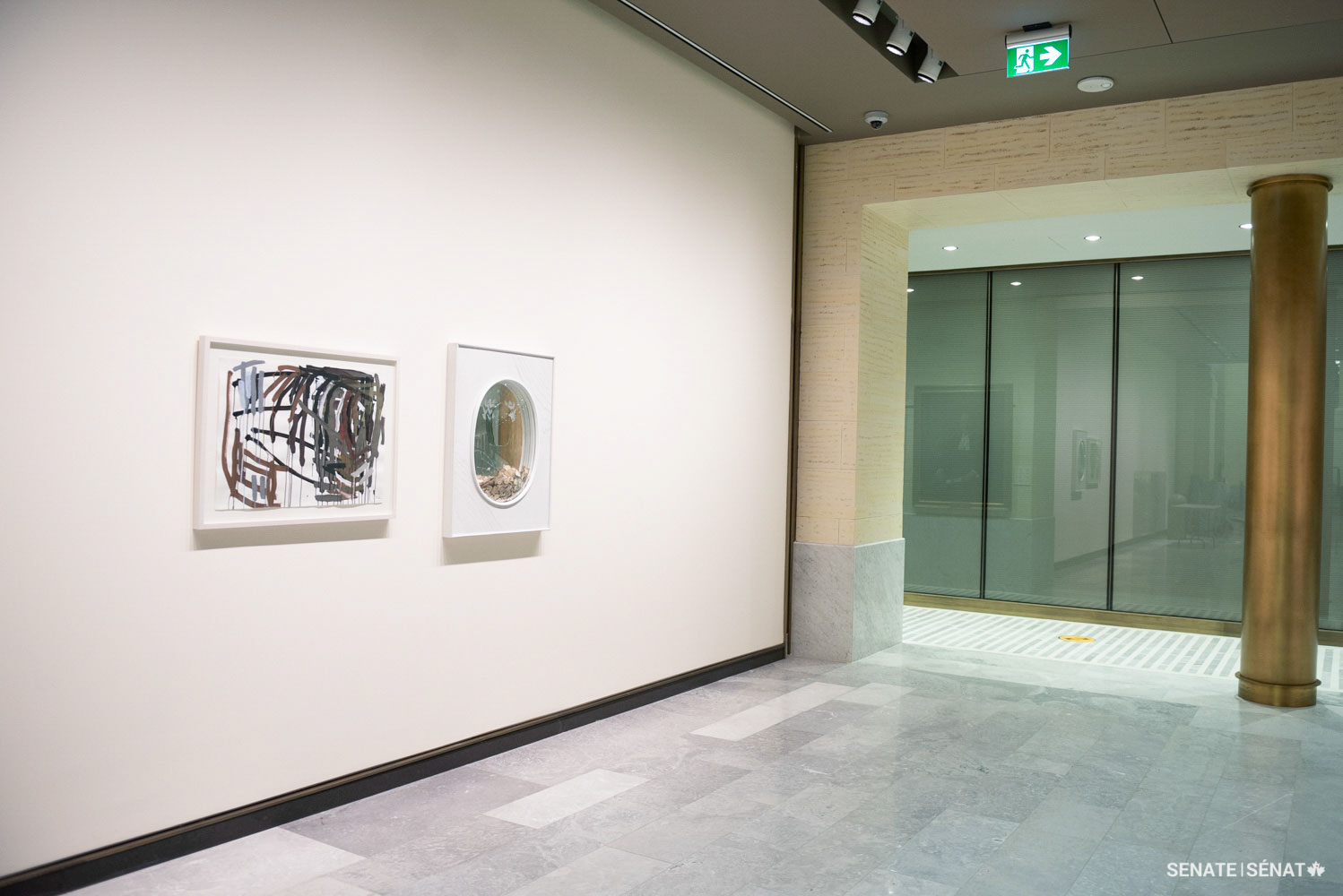 The exhibition of the two works marks the second installation in the Senate’s series honouring Canada’s Black artists. The works will remain on display in the Senate foyer until July 2022.