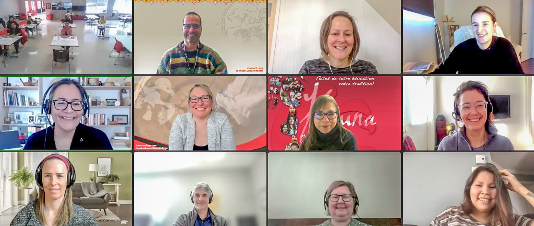 Monday, January 24, 2022 – Senator Michèle Audette speaks with students from the Kiuna Institution, a college in Odanak, Quebec, led by and for First Nations. Senator Audette addressed students who were starting their winter semester, underlining the importance of their journey while wishing them the best of success.