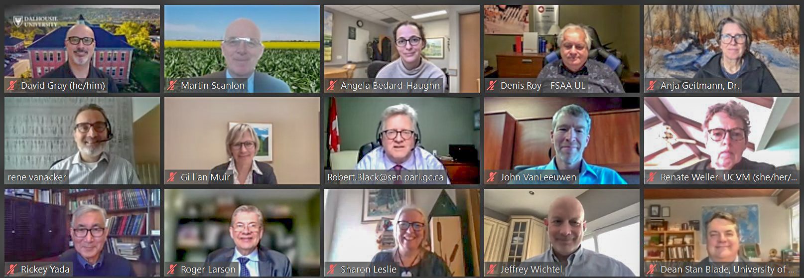 Monday, February 7, 2022 – Senator Rob Black meets virtually with the Deans Council of Agriculture, Food and Veterinary Medicine. During the virtual meeting, Senator Black heard from those who are helping to support Canadian agriculture at post-secondary schools across the country.