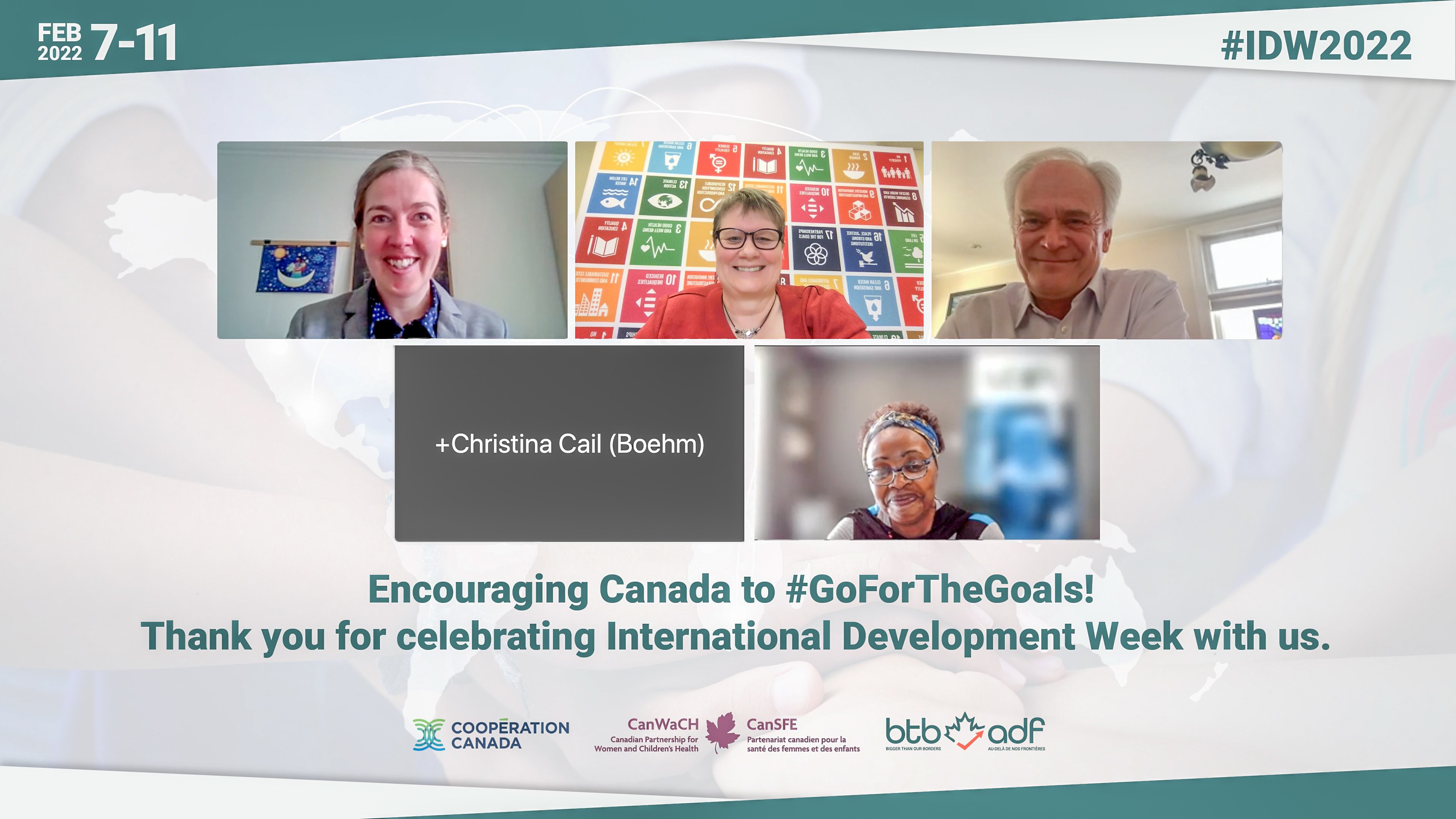 Monday, February 7, 2022 – During International Development Week, Senator Peter M. Boehm participates in a virtual panel discussing how Canada can be a global leader in tackling big issues like COVID-19, climate change and conflict.