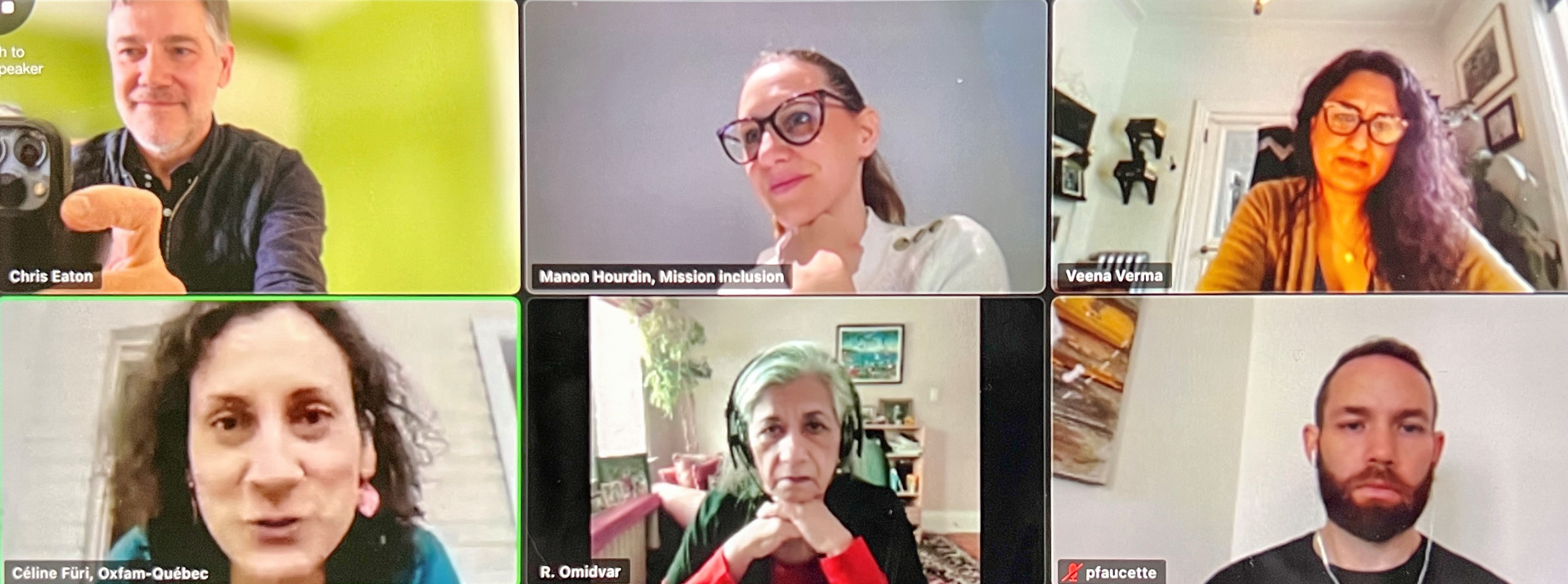 Tuesday, February 8, 2022 – Senator Ratna Omidvar meets with representatives from various humanitarian organizations during International Development Week, which took place from February 6 to 12. They discussed ways to help end poverty and build a more peaceful and inclusive world.