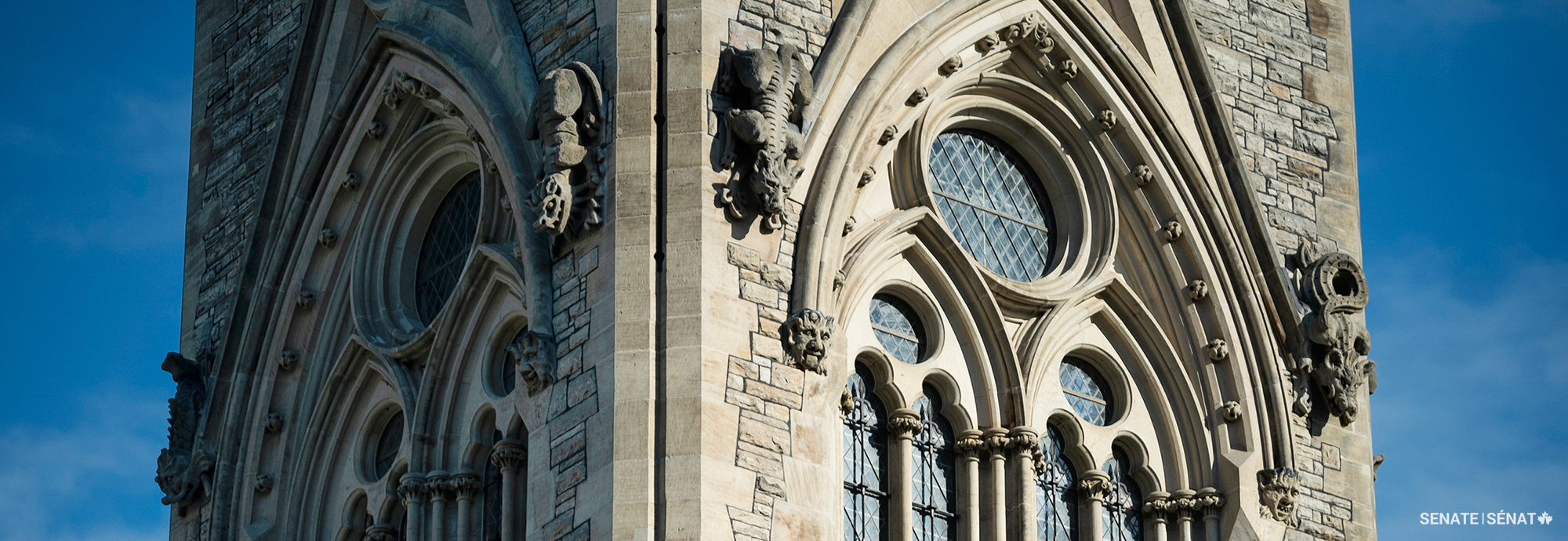 Eight hybrid creatures, carved in the 1860s, cling to East Block’s southwest tower. Part fish, part dog, part lizard, they were inspired by fossils of prehistoric mammals and dinosaurs that paleontologists had unearthed only a few years earlier.