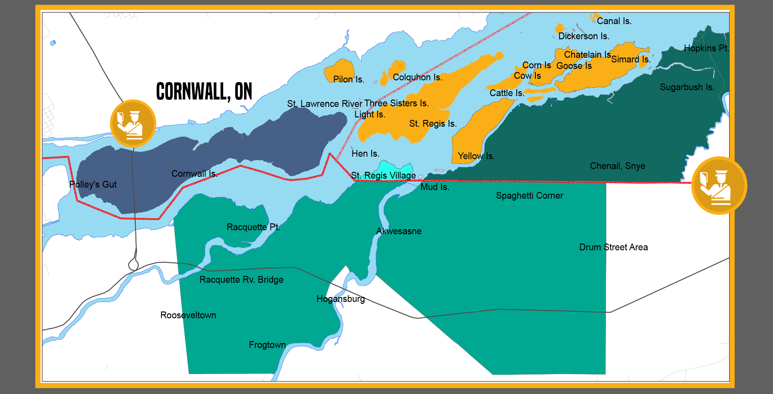 Cornwall Border Crossing