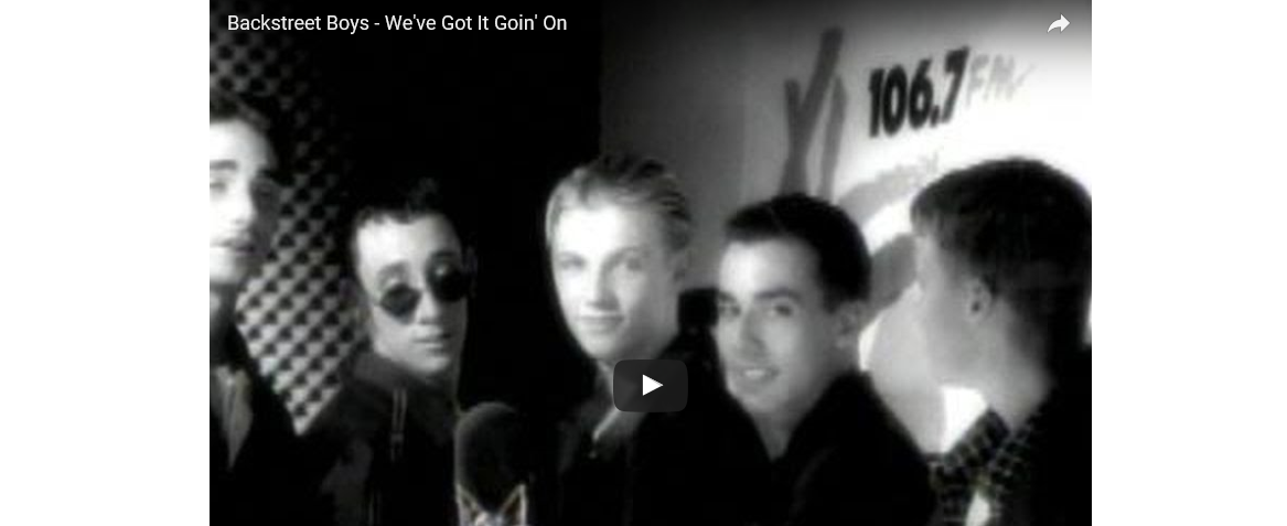 Video des Backstreet Boys.