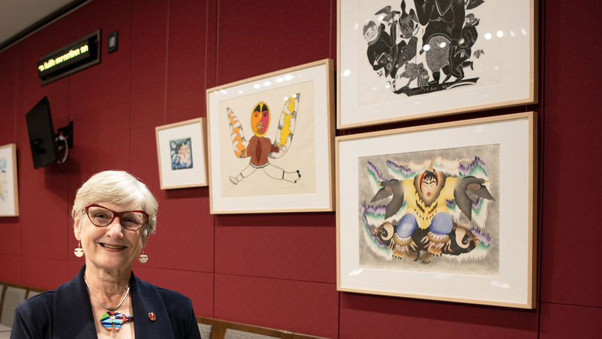 Art installation brings Northern voices to the Senate of Canada Building