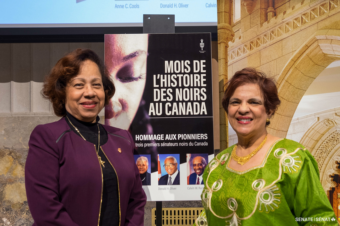 In 2017, Senator Mégie and then-senator Mobina S.B. Jaffer hosted an event celebrating Black History Month. Senator Mégie carried on the tradition, hosting yearly exhibitions at the Senate of Canada Building to highlight the contributions of Black people to the country.