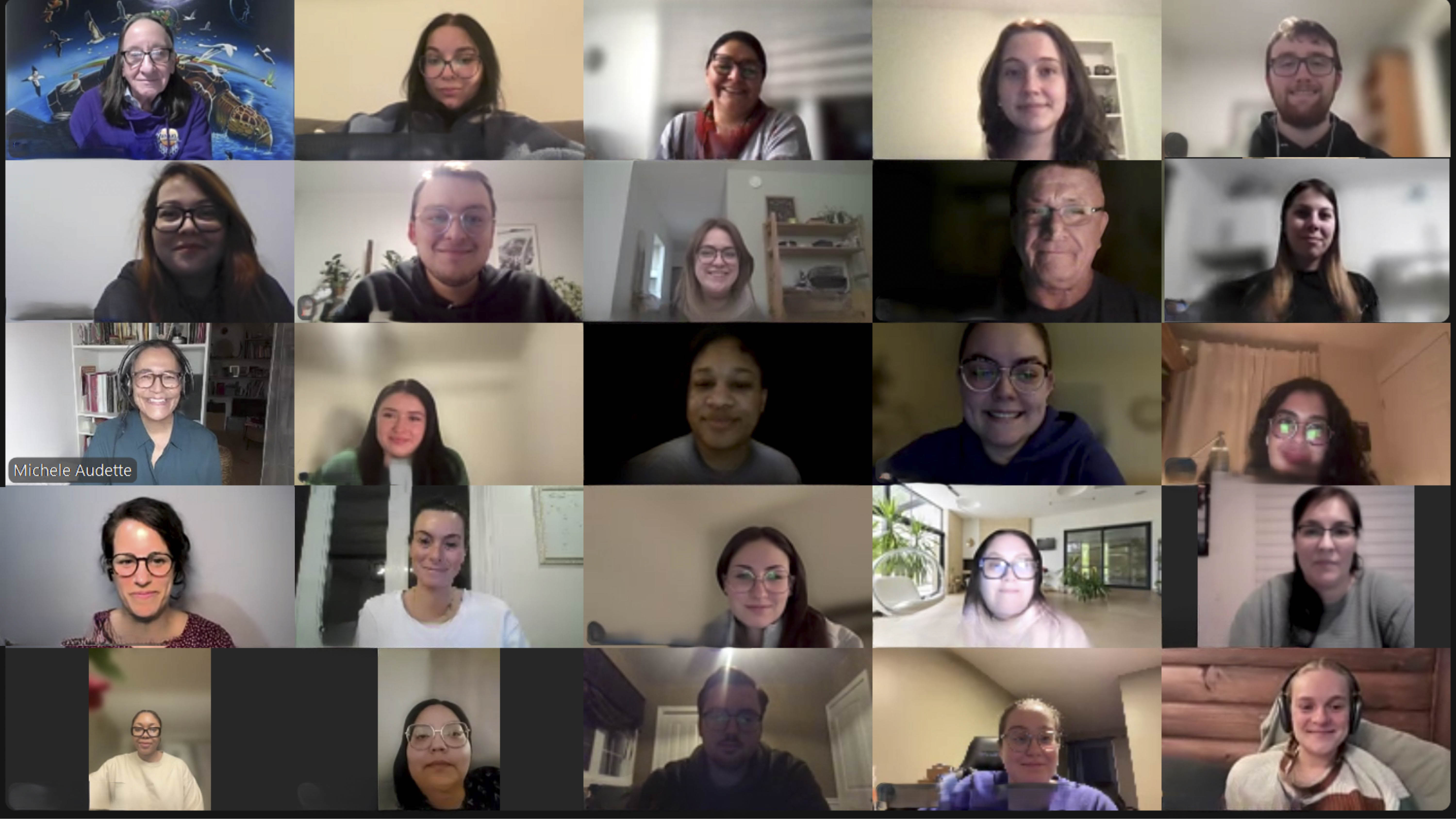 Monday, March 17, 2025 – Senator Michèle Audette; virtual event, coordinated by SENgage, with students from the University of Ottawa, Ottawa, Ontario.